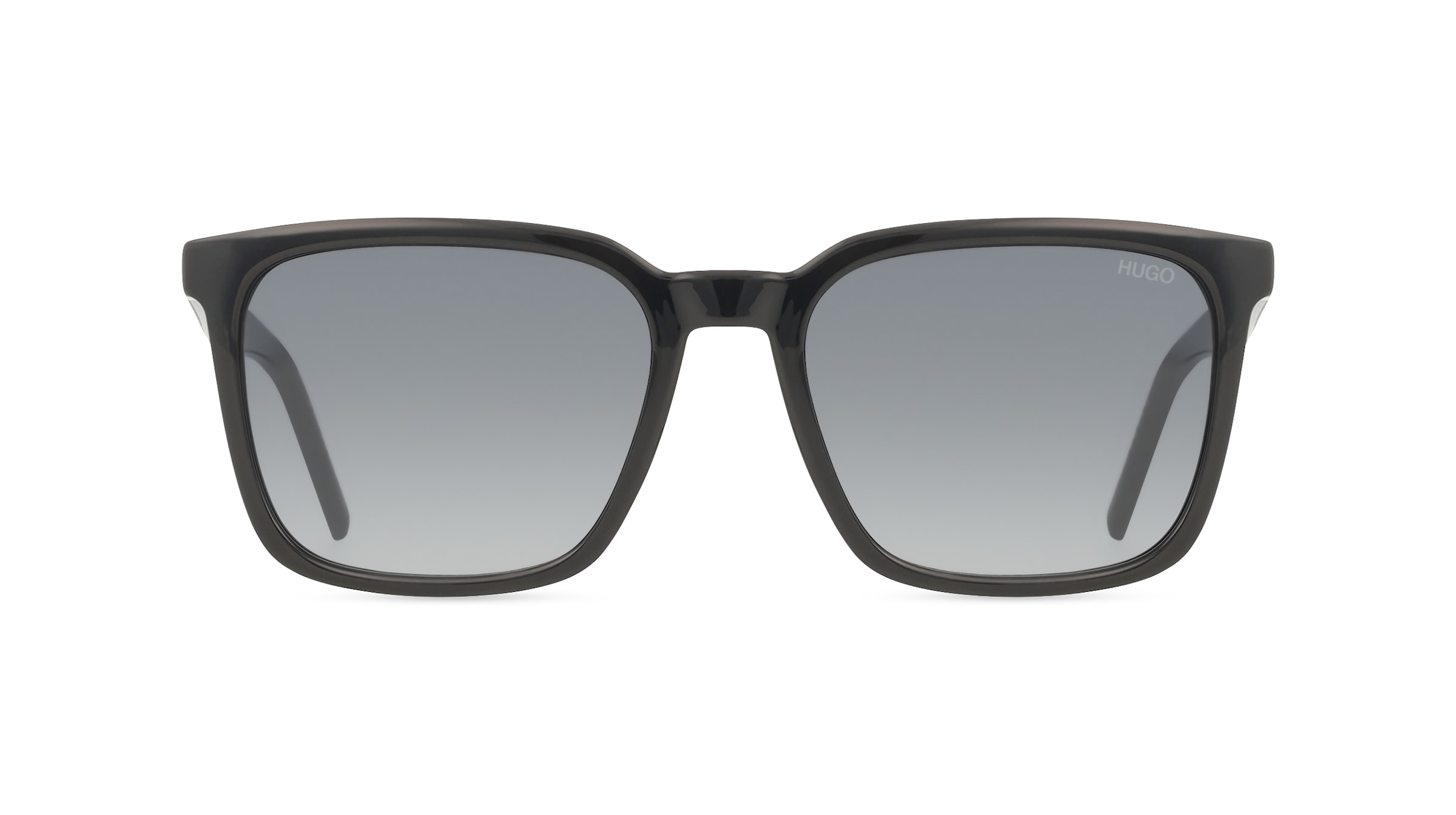 Hugo 207440 Herren-Sonnenbrille Vollrand Eckig Kunststoff-Gestell, schwarz