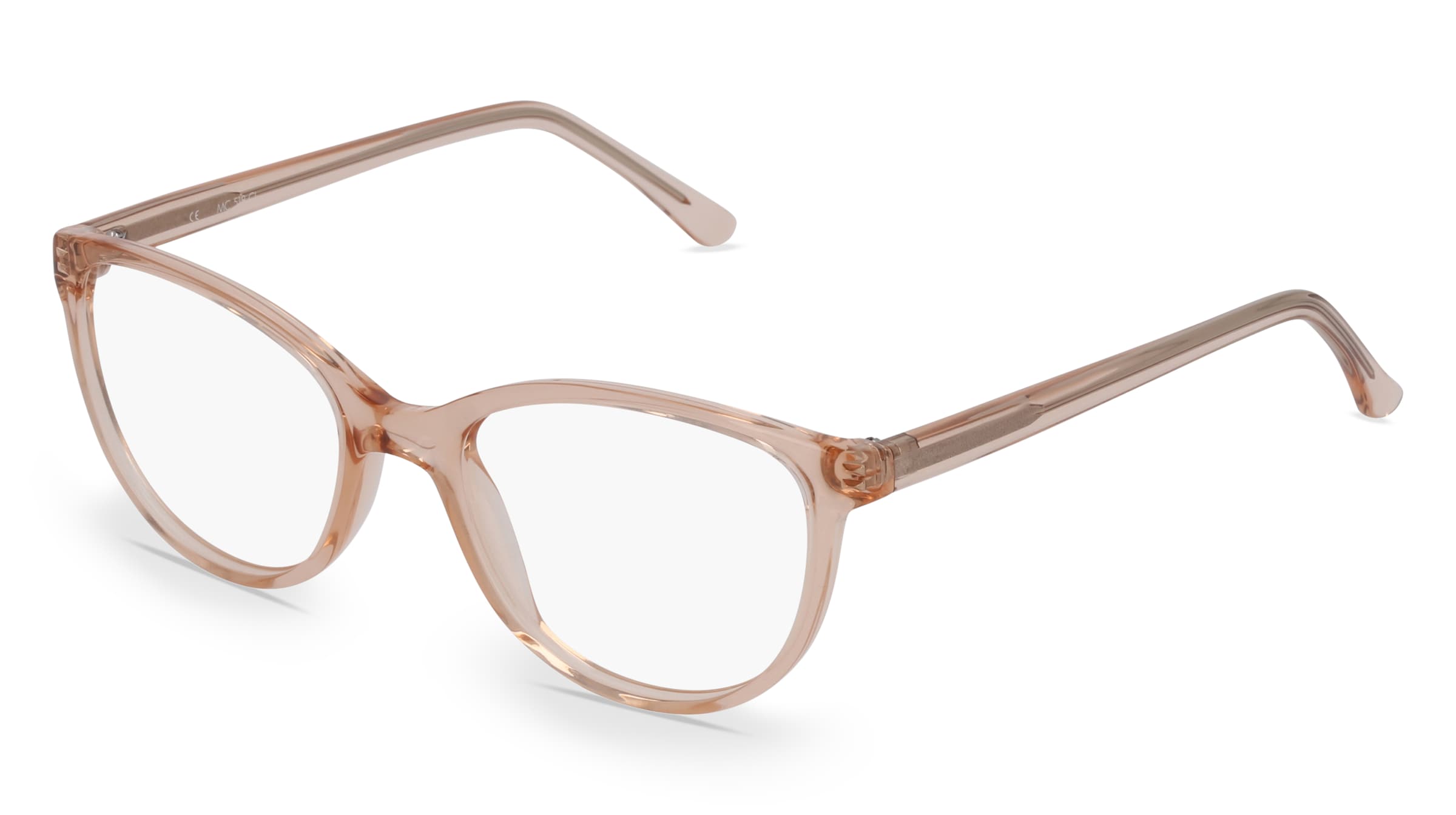 Fielmann MC 518 CL Damen-Brille inkl. Gläser Vollrand Butterfly Propionat-Gestell 50mm/18mm/140mm, gelb