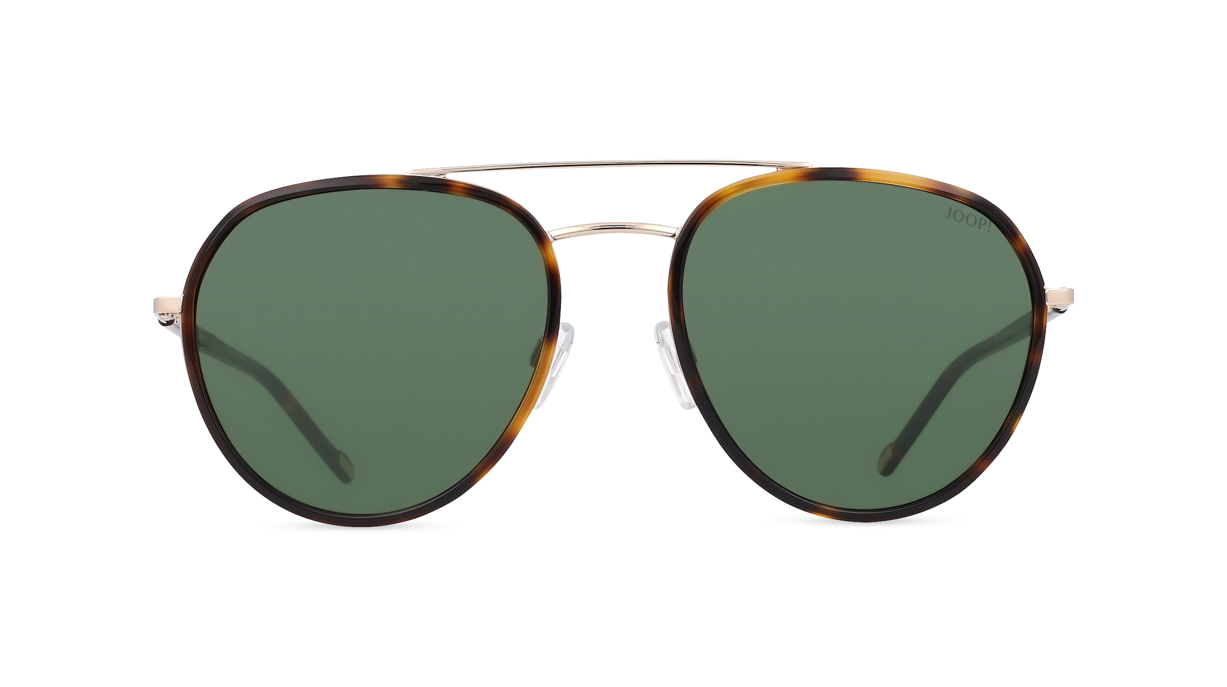 JOOP! JP 7401 Herren-Sonnenbrille Vollrand Rund Metall-Gestell, braun