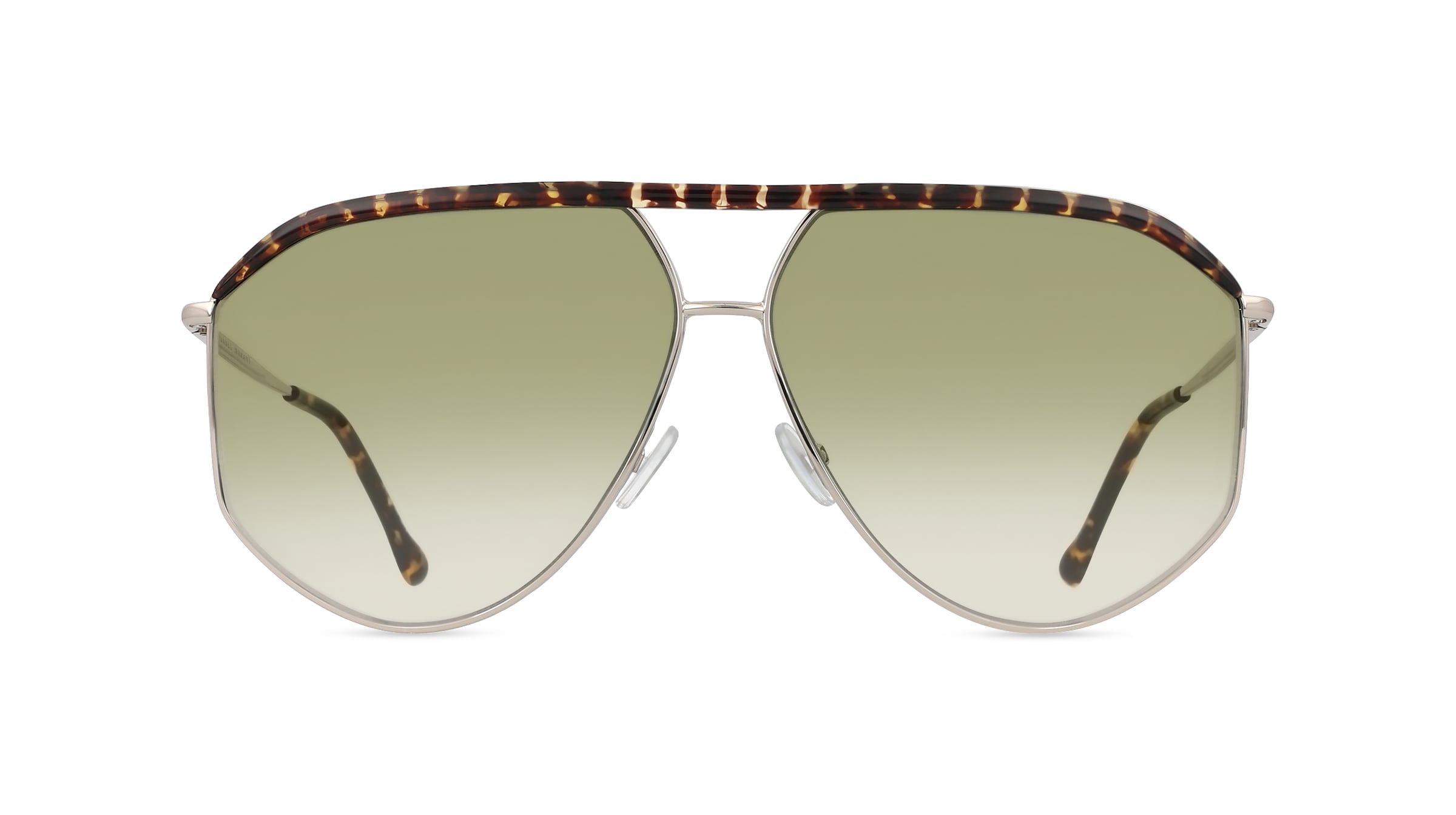 Isabel Marant IM 0139/S Damen-Sonnenbrille Vollrand Pilot Metall-Gestell, silber