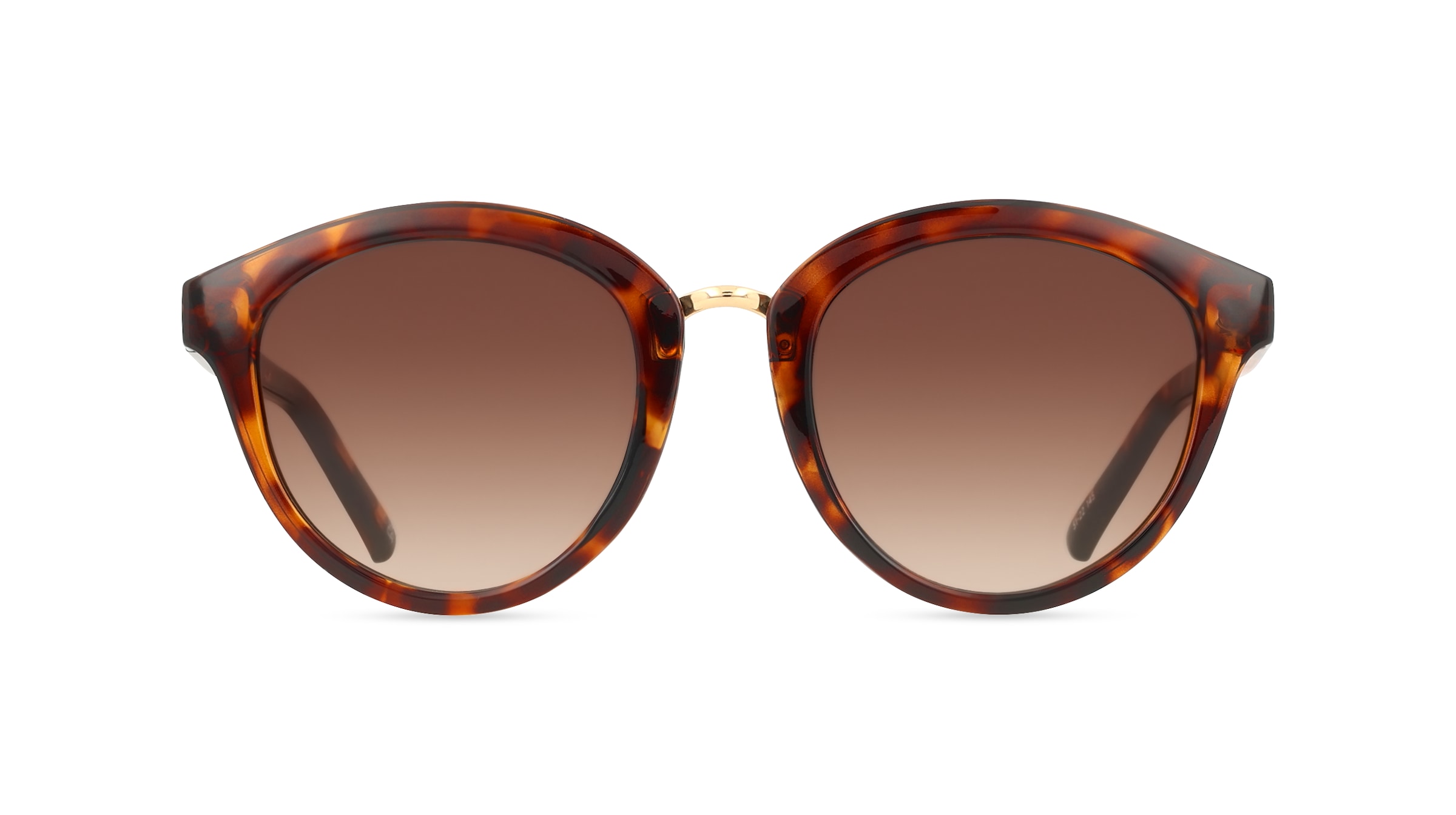 Le Specs INFLUX Damen-Sonnenbrille Vollrand Rund Kunststoff-Gestell, braun