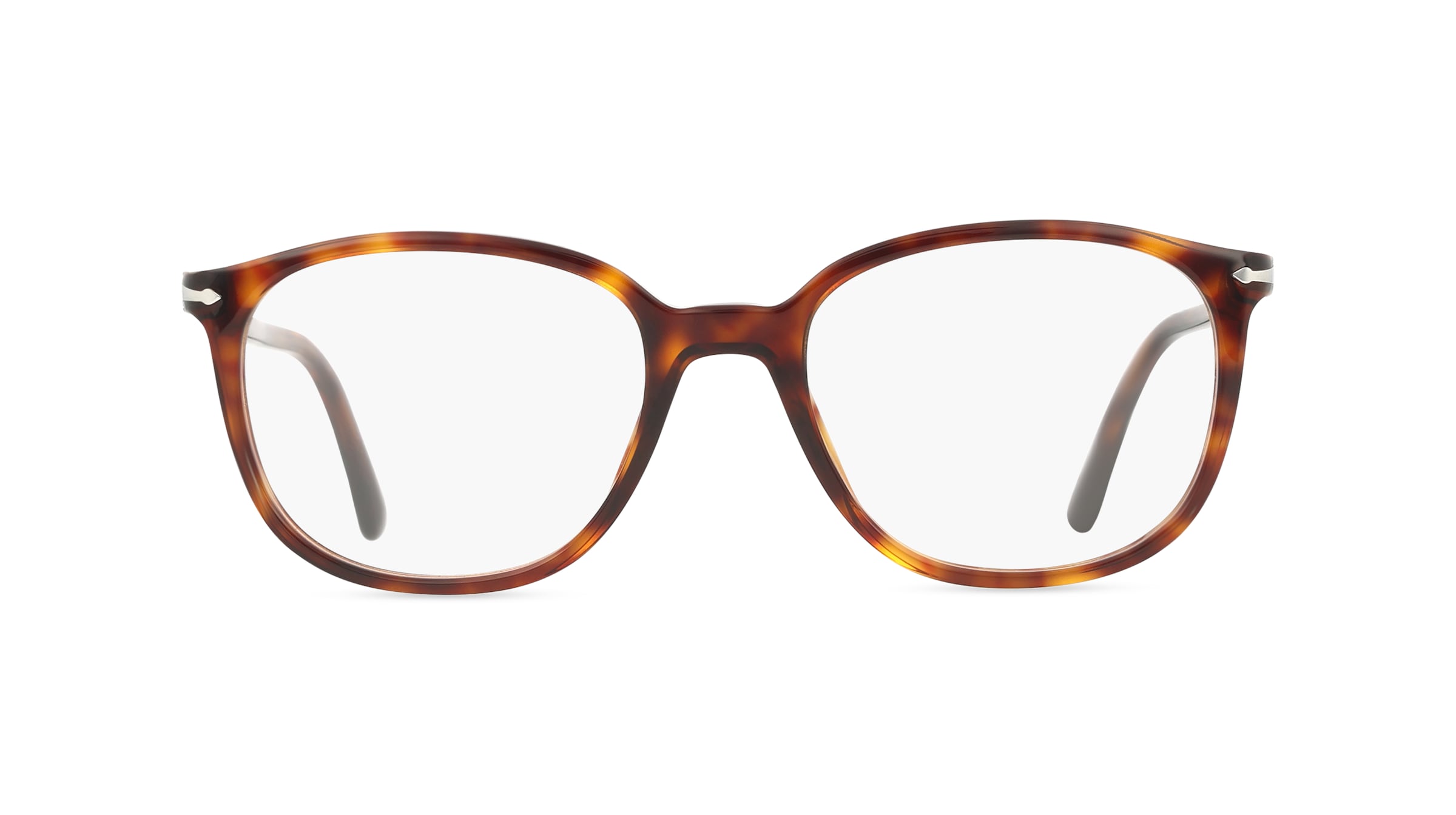 Persol 0PO3317V Unisex-Brille inkl. Gläser Vollrand Eckig Acetat-Gestell 53mm/19mm/145mm, braun