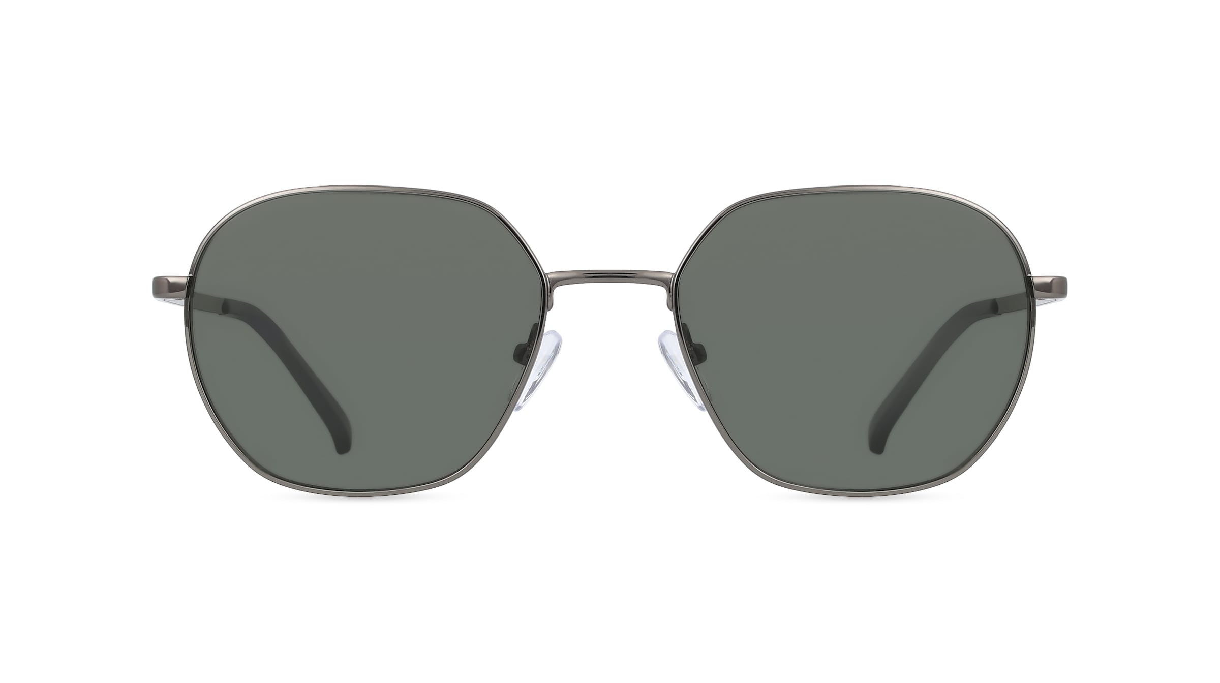 Fielmann BD 541 SUN CL NOAH Unisex-Sonnenbrille Vollrand Eckig Edelstahl-Gestell, grau