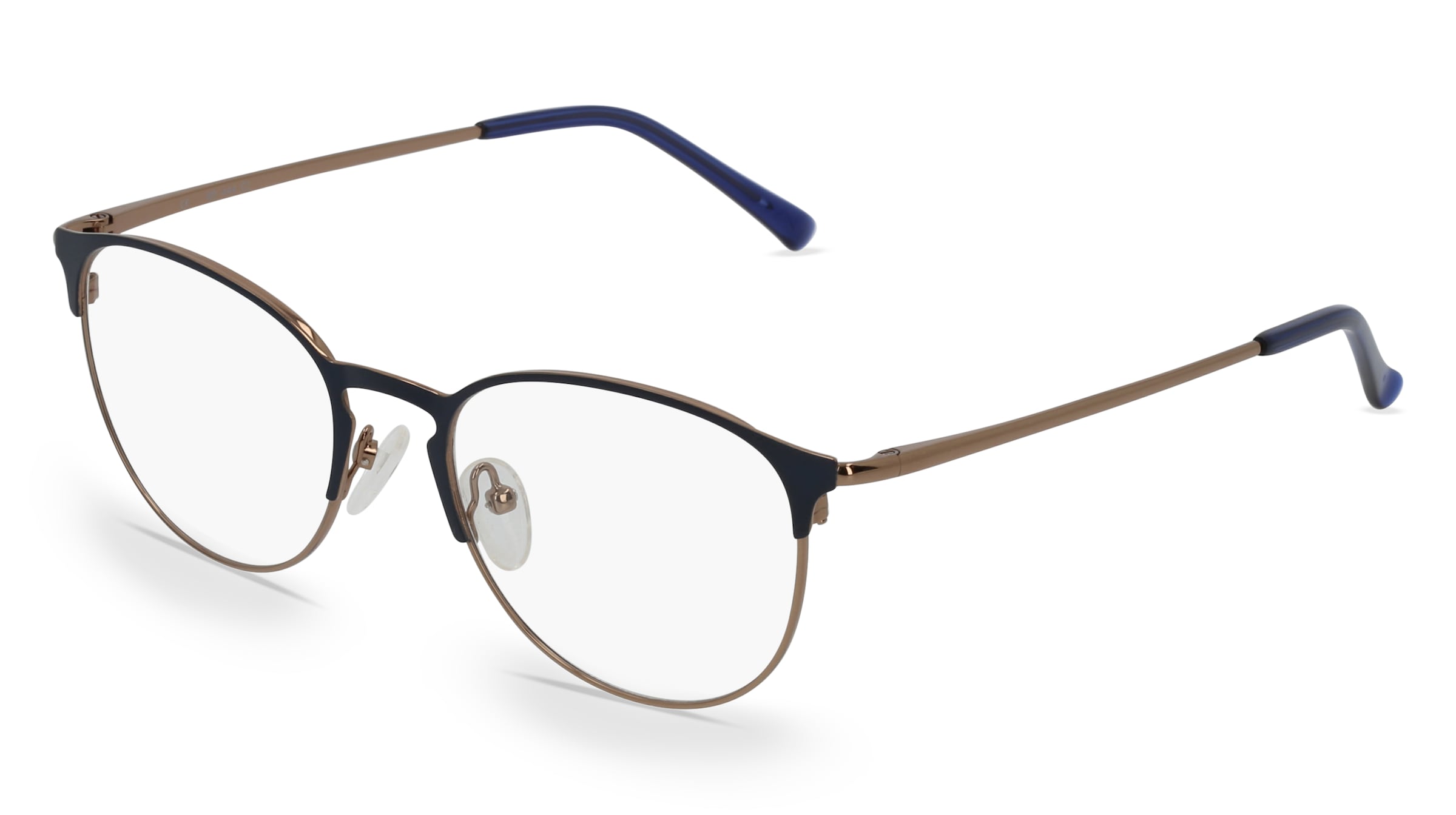 Fielmann BD 444 CL Damen-Brille inkl. Gläser Vollrand Panto Edelstahl-Gestell 51/18/140, Braun