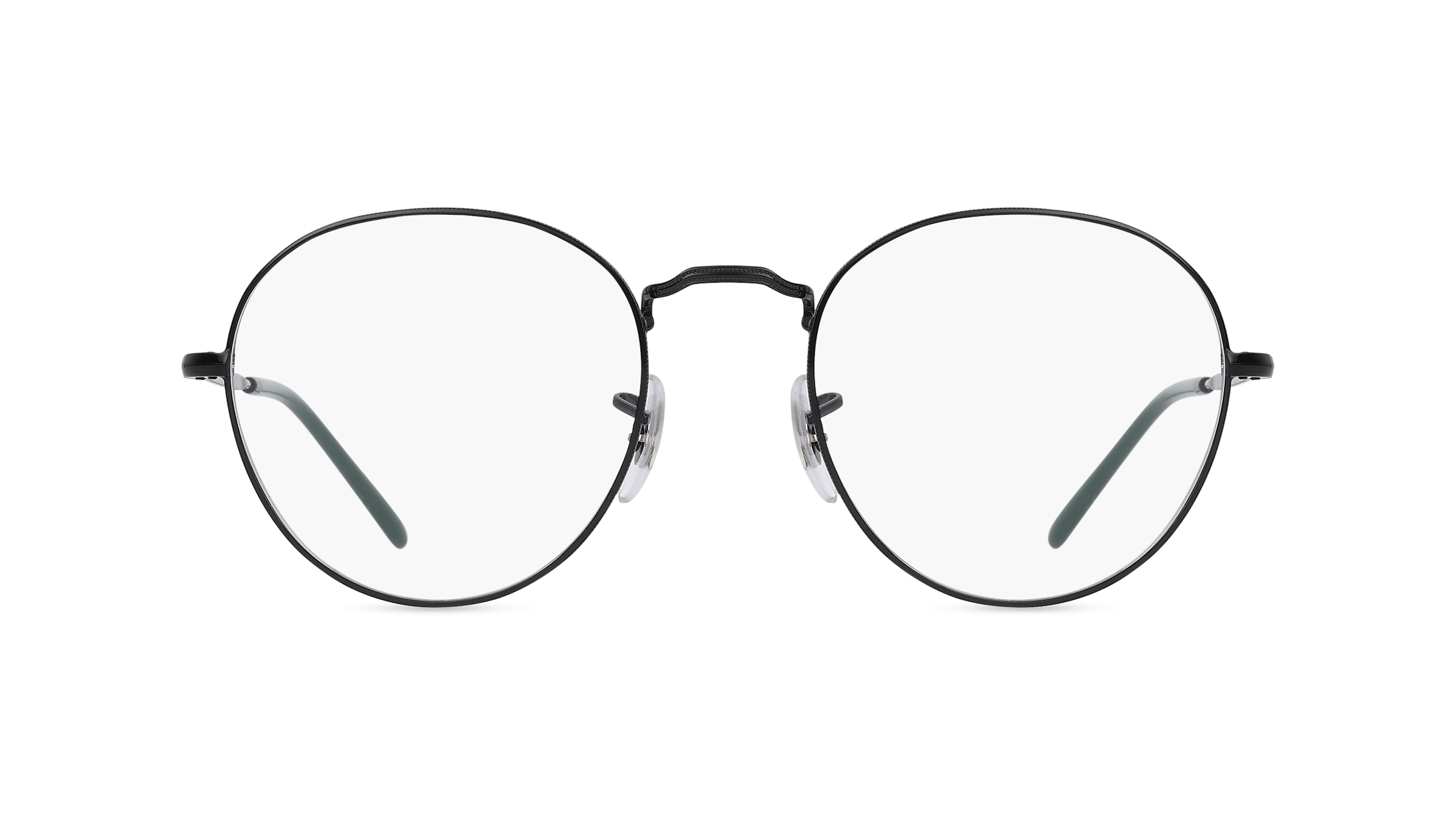 Ray-Ban RX3582V Unisex-Brille inkl. Gläser Vollrand Panto Metall-Gestell 51mm/20mm/140mm, schwarz