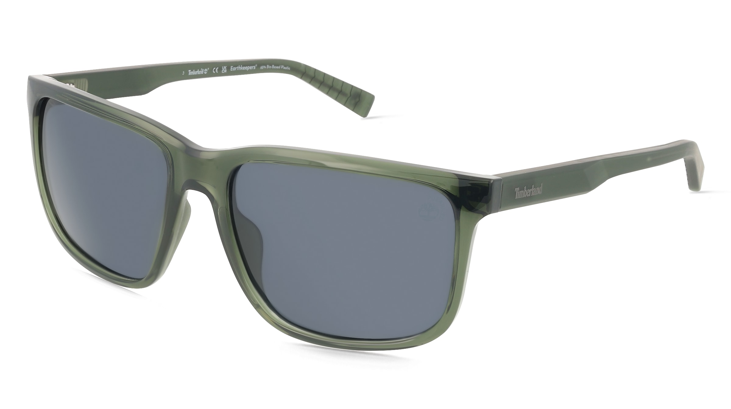 Timberland TB00037 Herren-Sonnenbrille Vollrand Quadratisch Kunststoff-Gestell, Grün