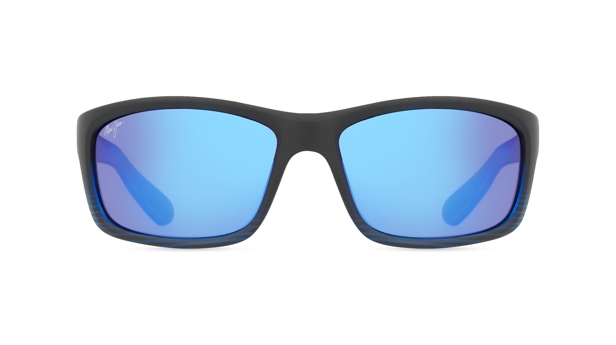 Maui Jim MJ0766S Kanaio Coast Unisex-Sonnenbrille Vollrand Eckig Kunststoff-Gestell, blau