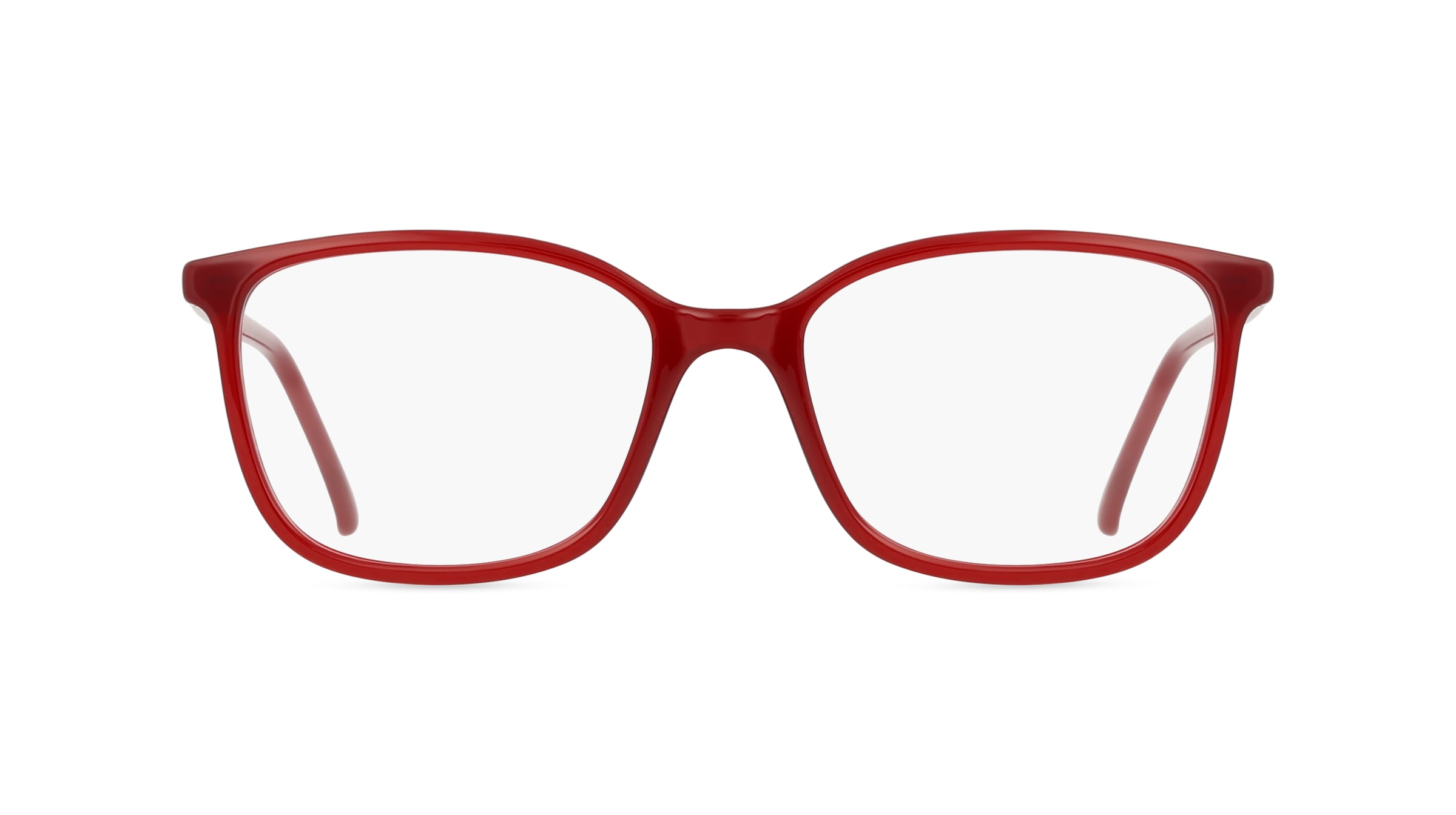 Fielmann MC 609 FA Damen-Brille inkl. Gläser Vollrand Eckig Propionat-Gestell 51mm/17mm/140mm, rot