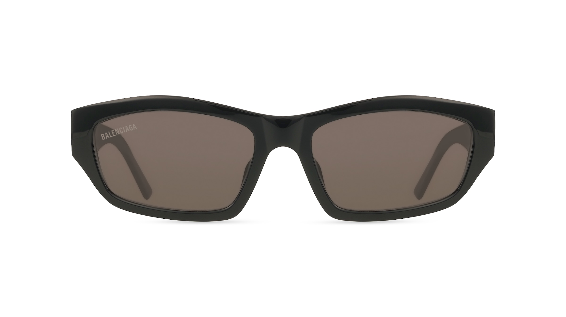 Balenciaga BB0448SK Unisex-Sonnenbrille Vollrand Quadratisch Acetat-Gestell, schwarz
