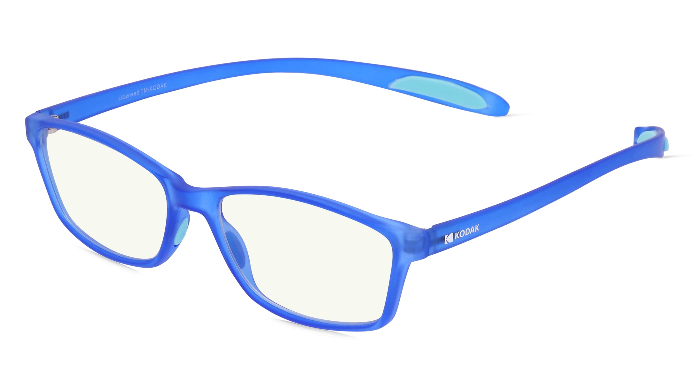 KODAK CF10000 Damen-Fertiglesebrille Vollrand Quadratisch TR90-Gestell, Blau