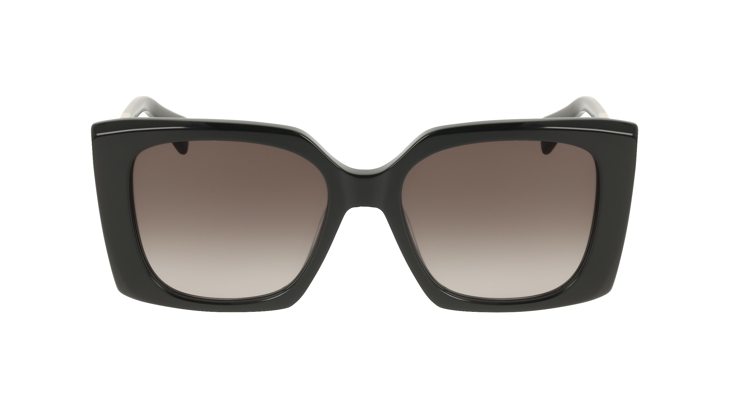 Liu Jo LJ819S Damen-Sonnenbrille Vollrand Eckig Kunststoff-Gestell, schwarz