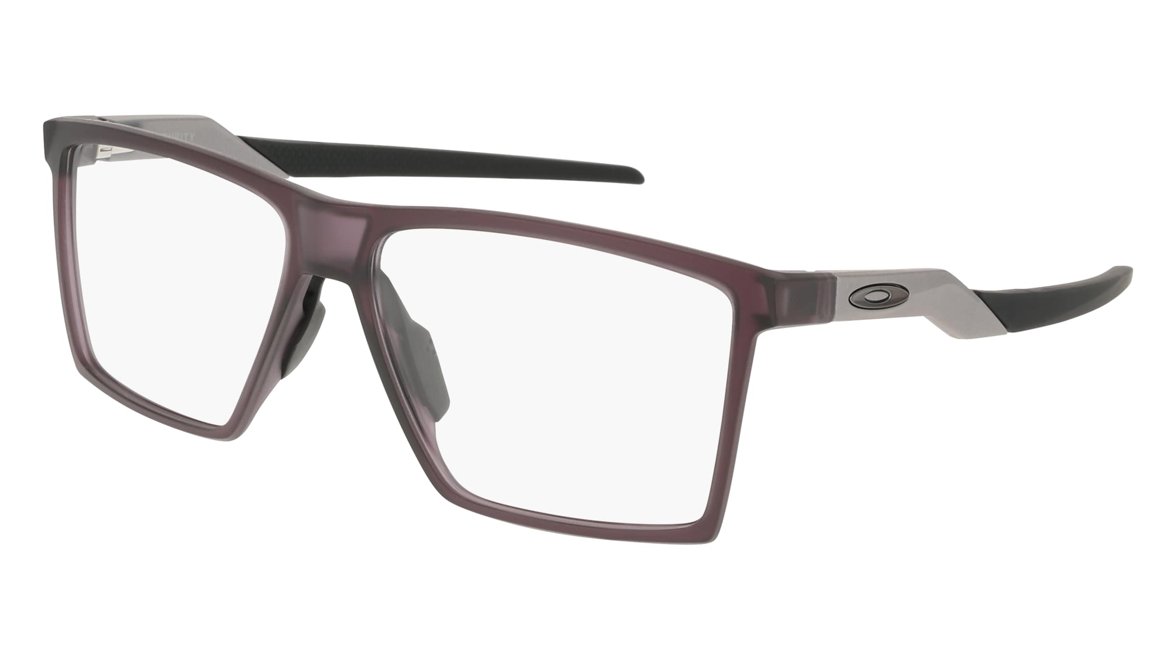 Oakley 0OX8052 FUTURITY Herren-Brille inkl. Gläser Vollrand Quadratisch Kunststoff-Gestell 57/14/139, Schwarz