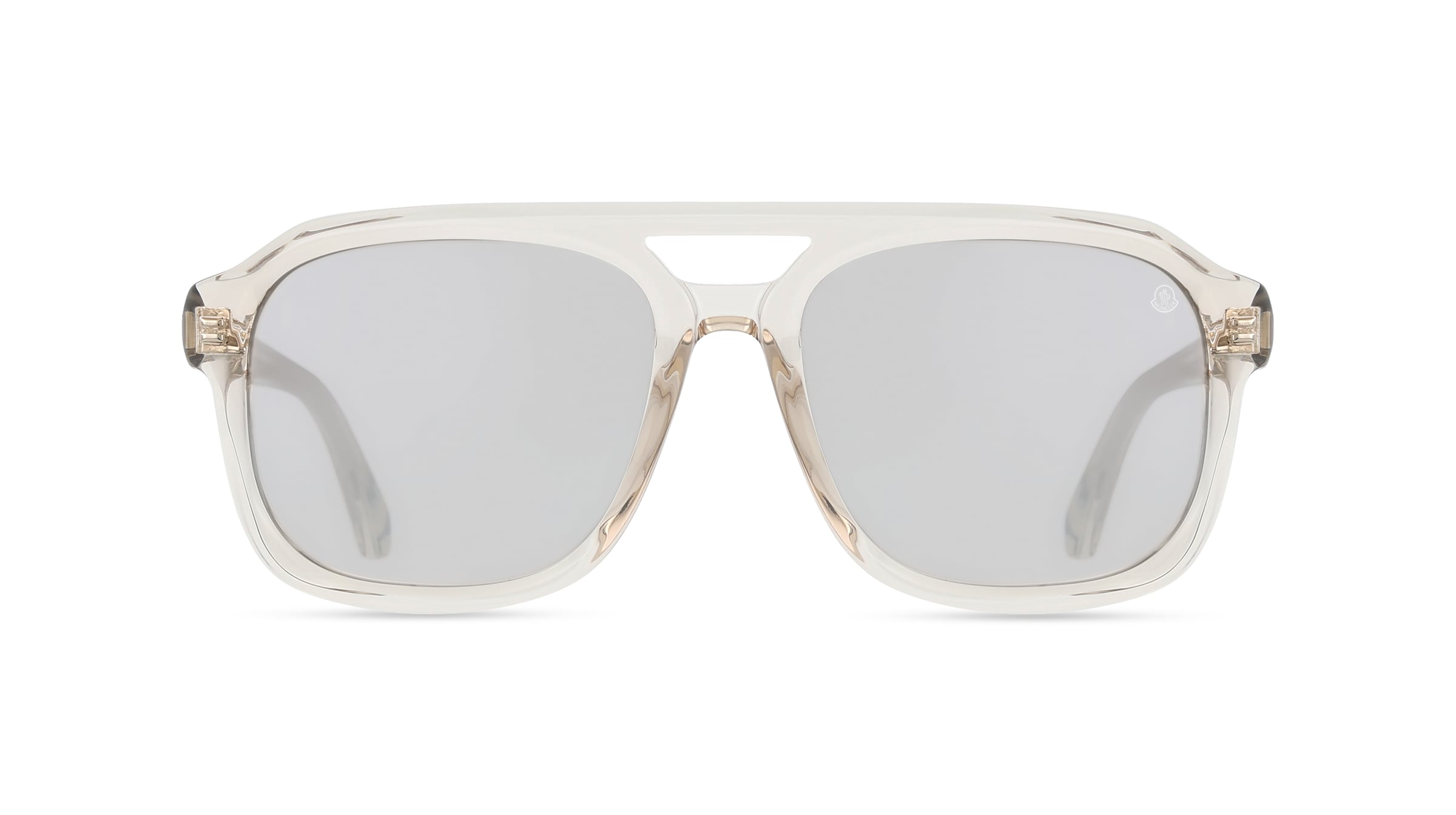 Moncler ME6024 VANTOS Unisex-Sonnenbrille Vollrand Quadratisch Acetat-Gestell, Gelb
