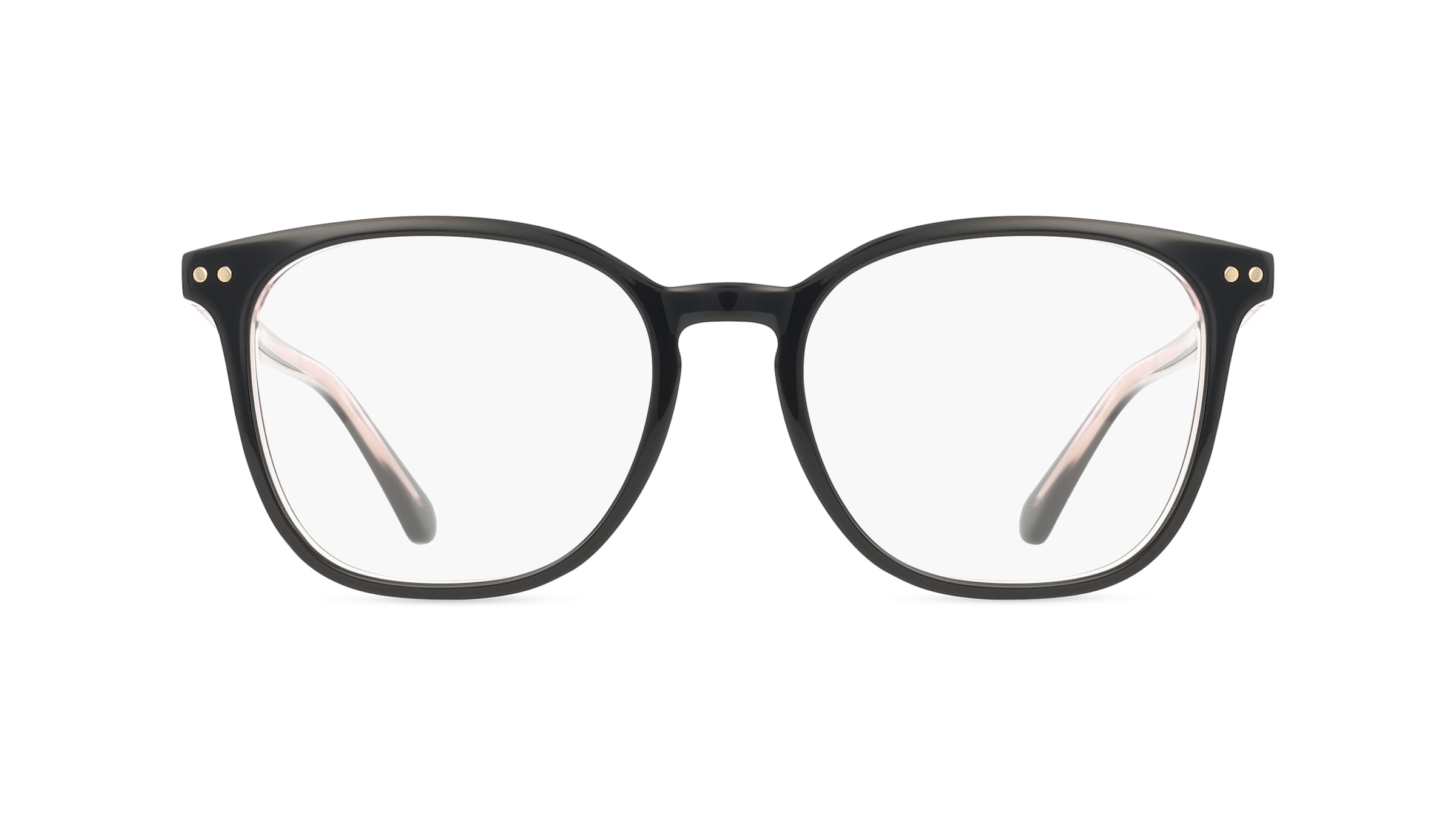 Kate Spade HERMIONE/G Damen-Brille inkl. Gläser Vollrand Eckig Acetat-Gestell 46mm/18mm/145mm, schwarz