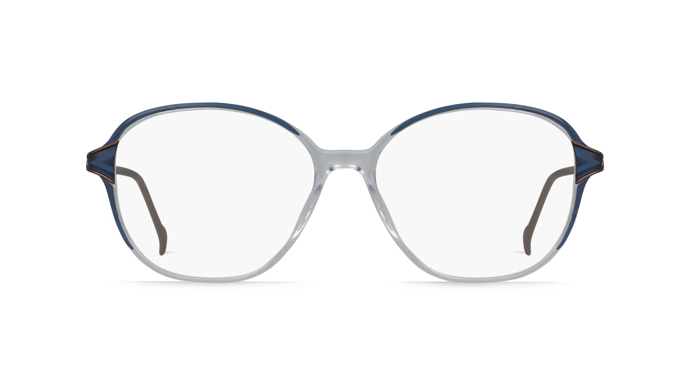 Fielmann COMFORT 112 FLEX CL Damen-Brille inkl. Gläser Vollrand Eckig TR90-Gestell 53mm/14mm/130mm, transparent