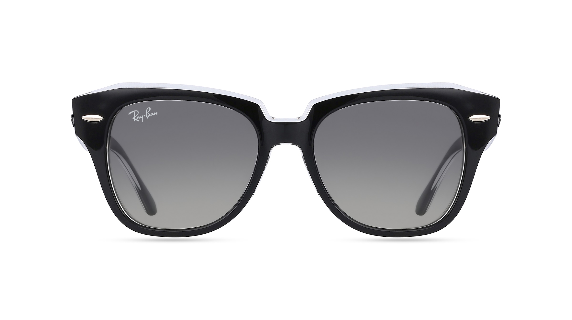 Ray-Ban Junior RJ 9186S STATE STREET Jugend-Sonnenbrille Vollrand Eckig Kunststoff-Gestell, schwarz