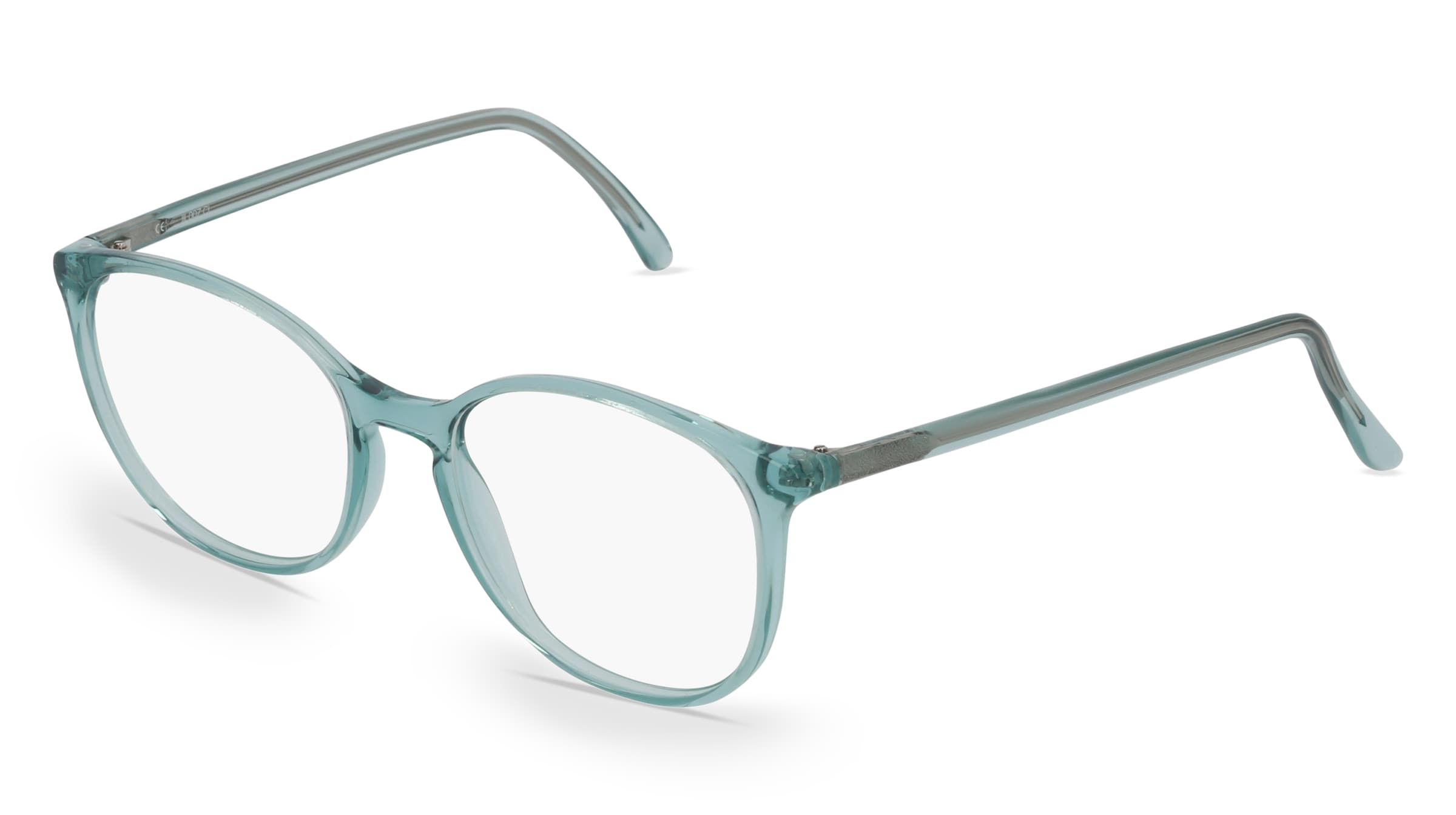 Fielmann JIL 007 CL Damen-Brille inkl. Gläser Vollrand Panto Kunststoff-Gestell 52/18/140, Grün