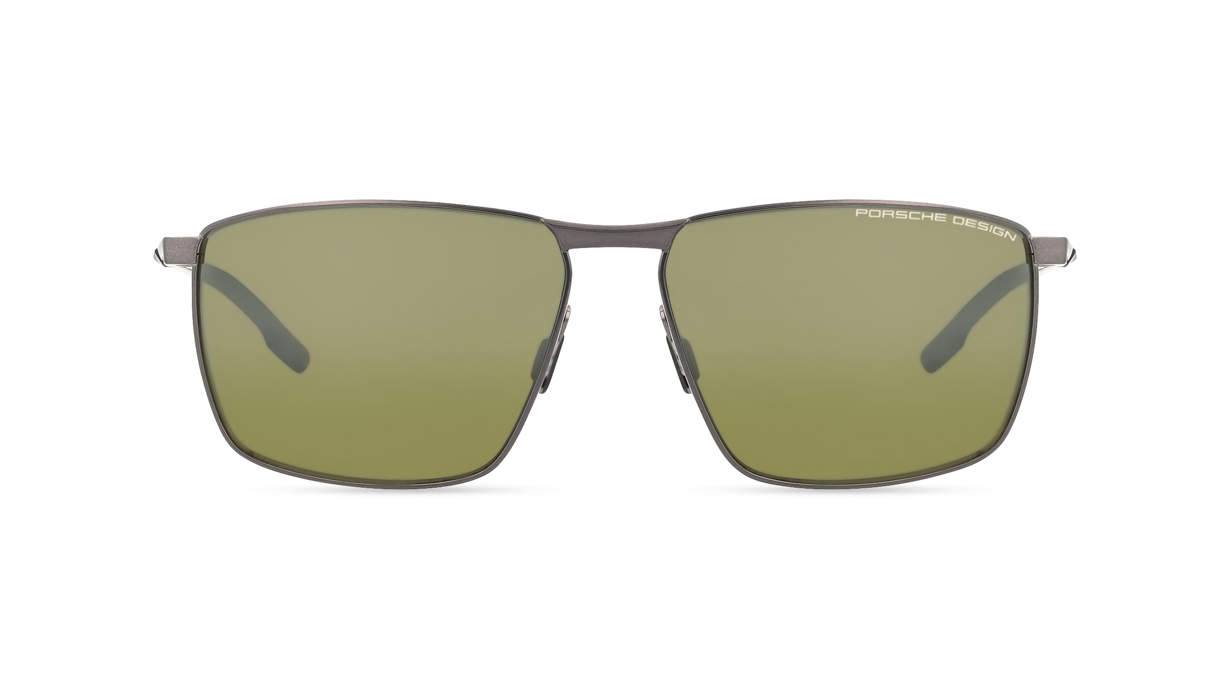 Porsche Design P8948 Unisex-Sonnenbrille Vollrand Quadratisch Edelstahl-Gestell, Schwarz