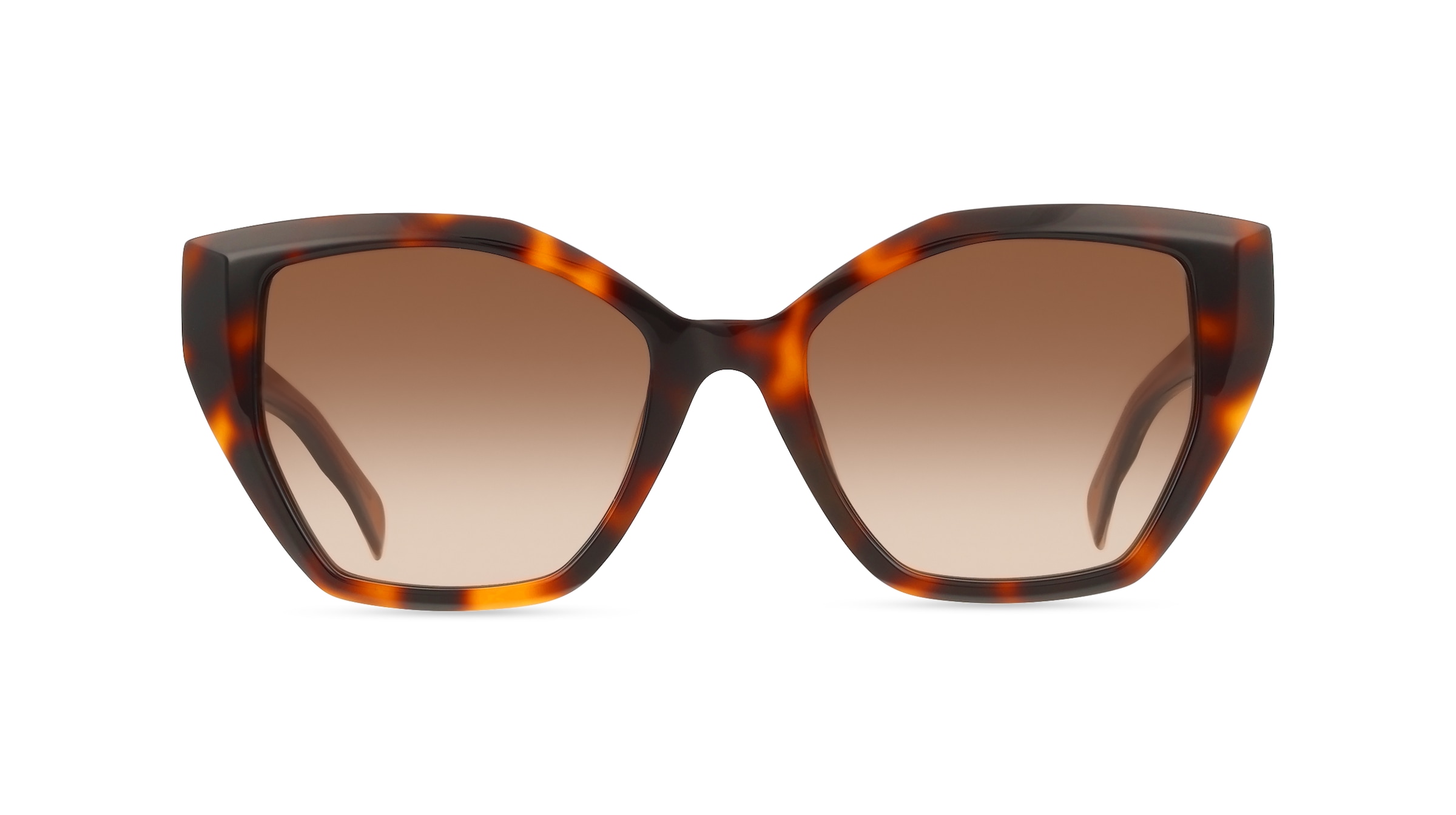 Zadig & Voltaire SZV471 Damen-Sonnenbrille Vollrand Quadratisch Kunststoff-Gestell, braun