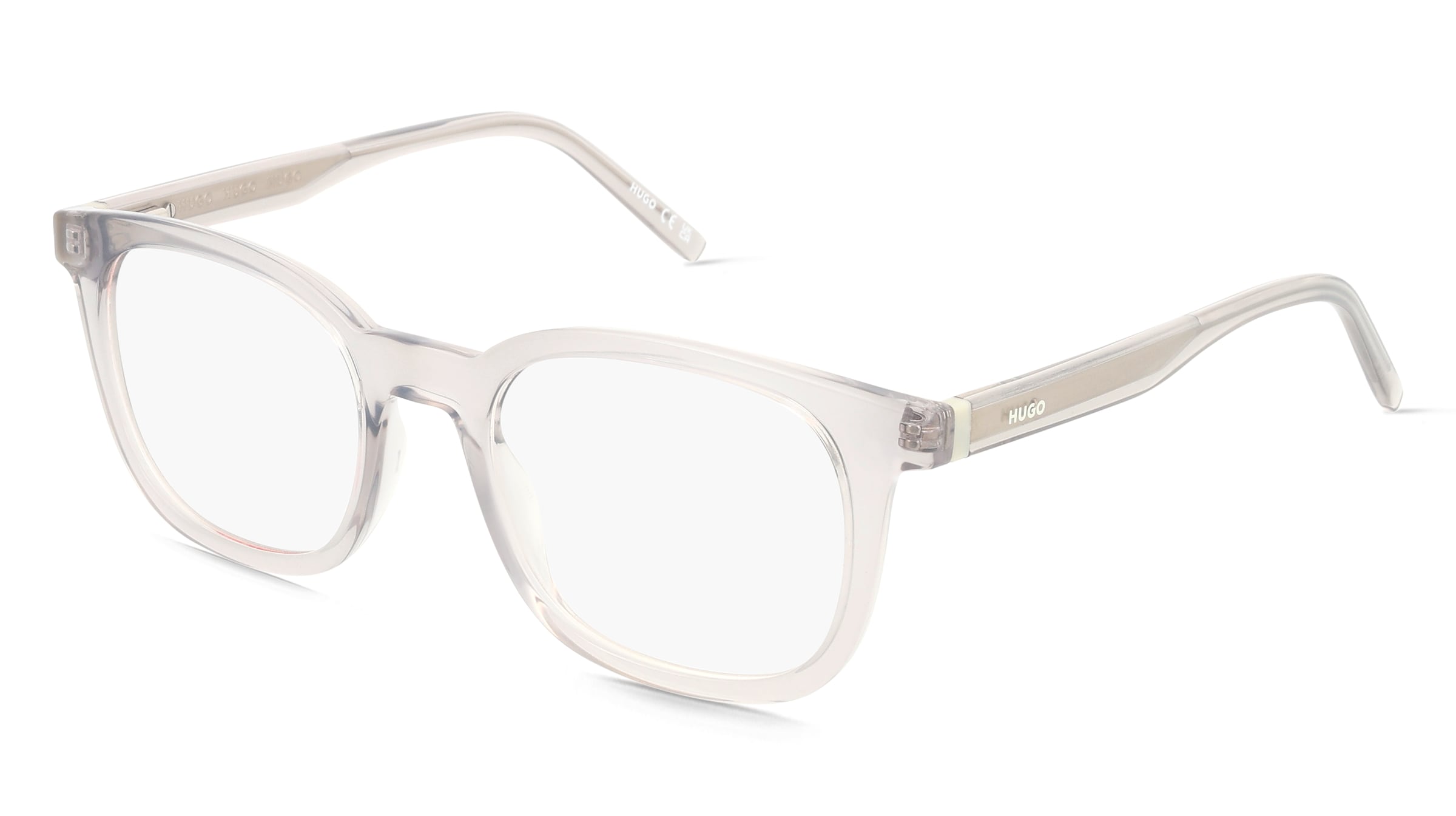 Hugo HG 1315 Herren-Brille inkl. Gläser Vollrand Eckig Kunststoff-Gestell 50/20/145, Grau