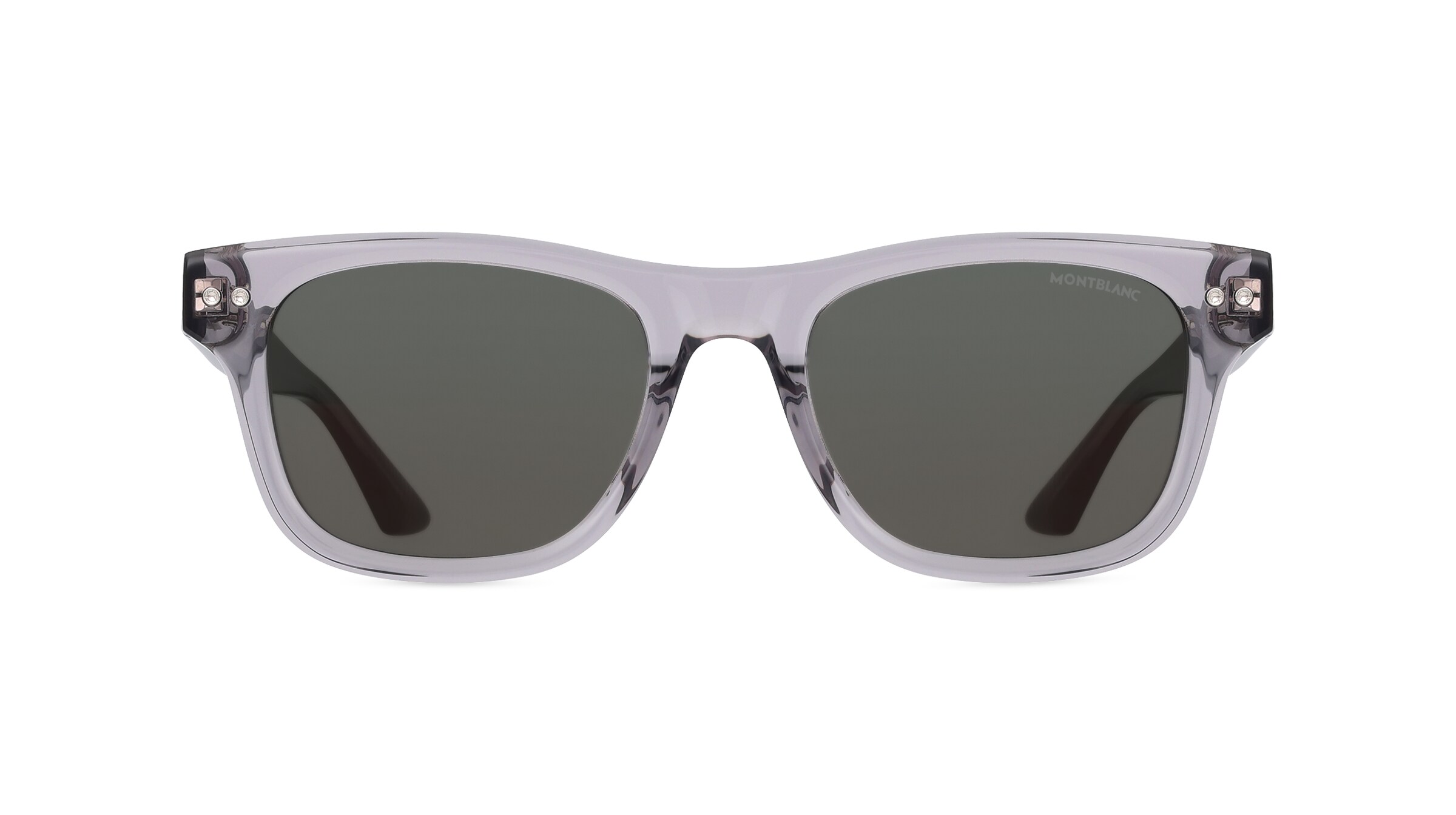 Montblanc MB0254S Herren-Sonnenbrille Vollrand Eckig Kunststoff-Gestell, grau