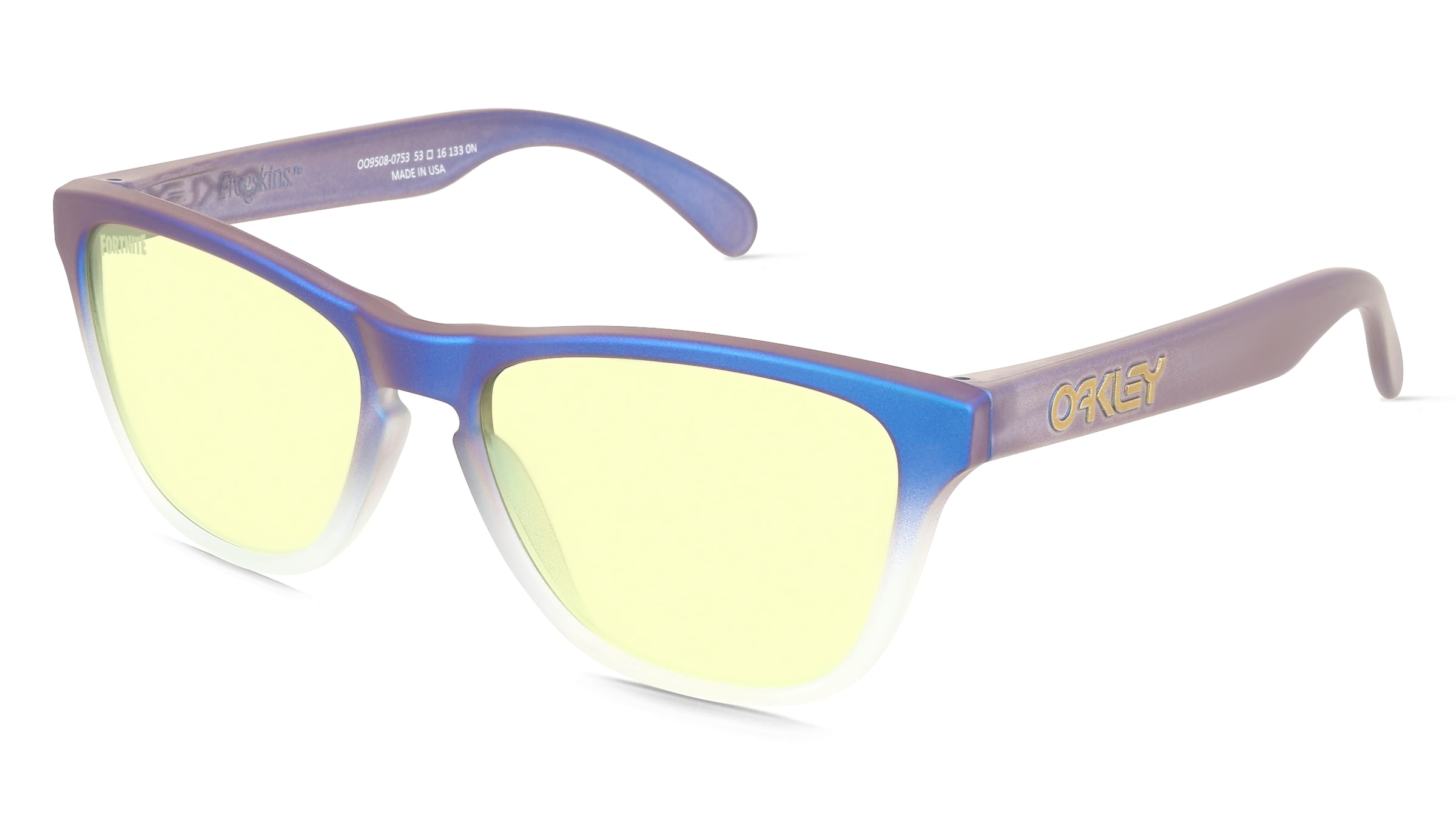 Oakley 0OO9508 FROGSKINS S Herren-Sonnenbrille Vollrand Rund Kunststoff-Gestell, Blau