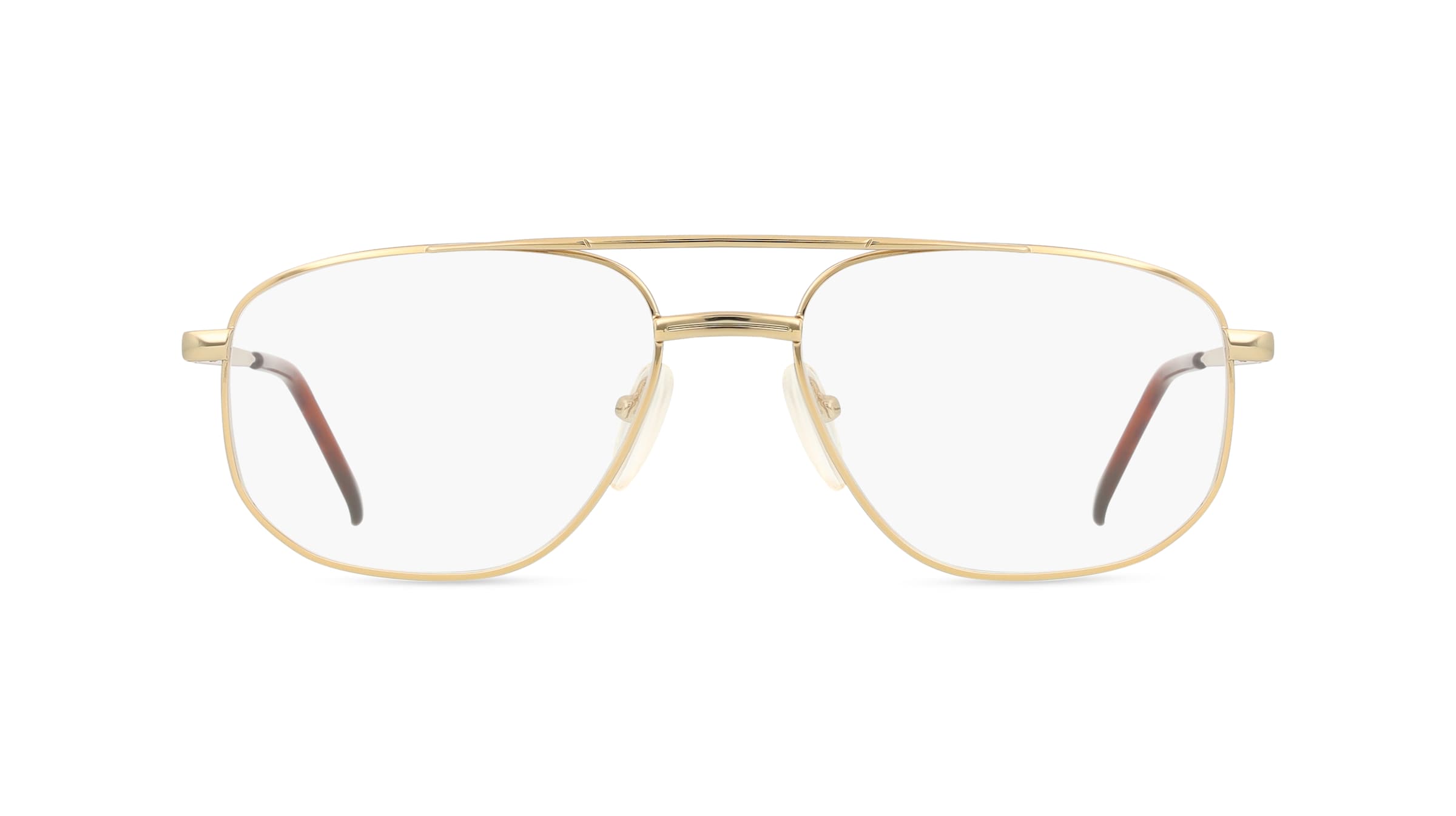 Fielmann MC 39 TR Herren-Brille inkl. Gläser Vollrand Eckig Metall-Gestell 54mm/18mm/140mm, gold