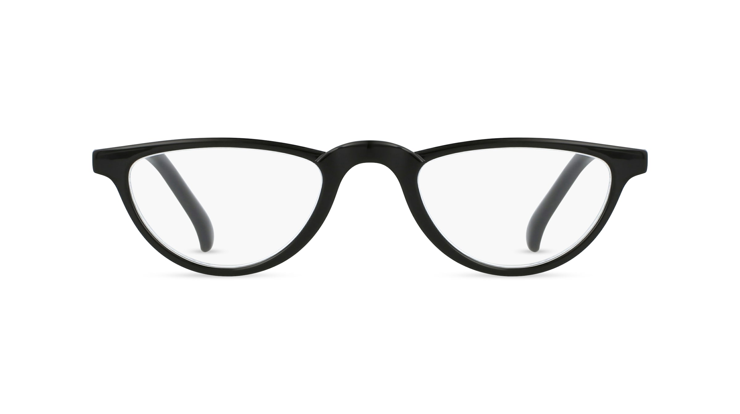 Fielmann READER 004 Unisex-Brille Vollrand Schmal Propionat-Gestell, schwarz