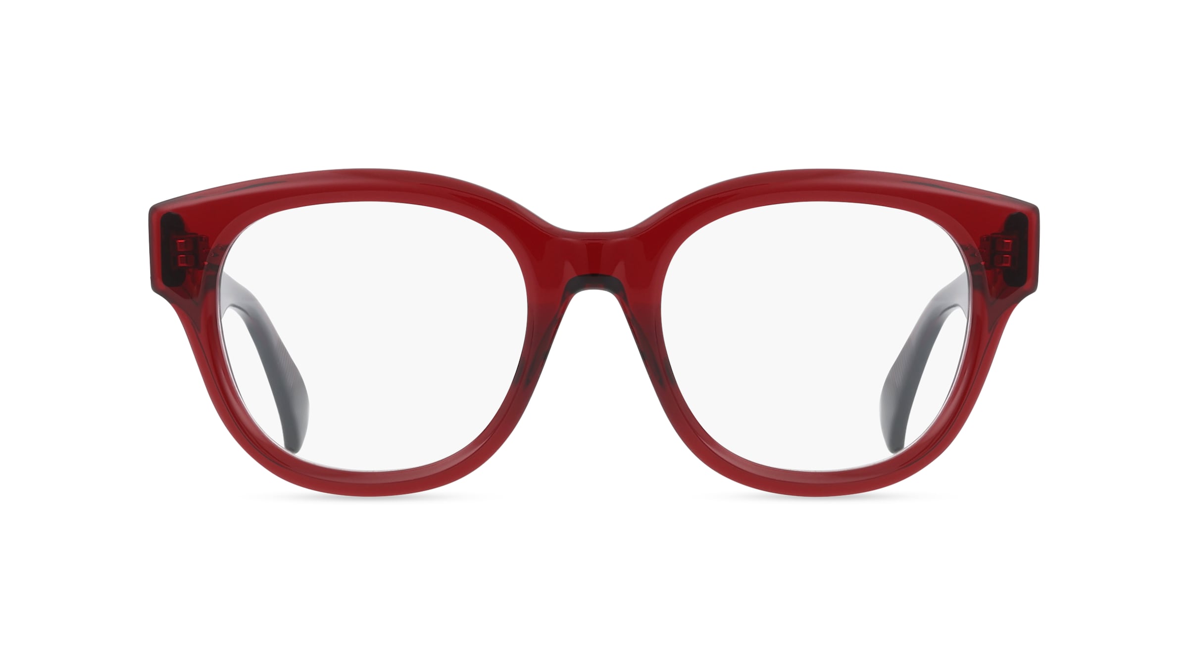 Kenzo KZ50212I Damen-Brille inkl. Gläser Vollrand Geometrisch Acetat-Gestell 51/20/145, Rot