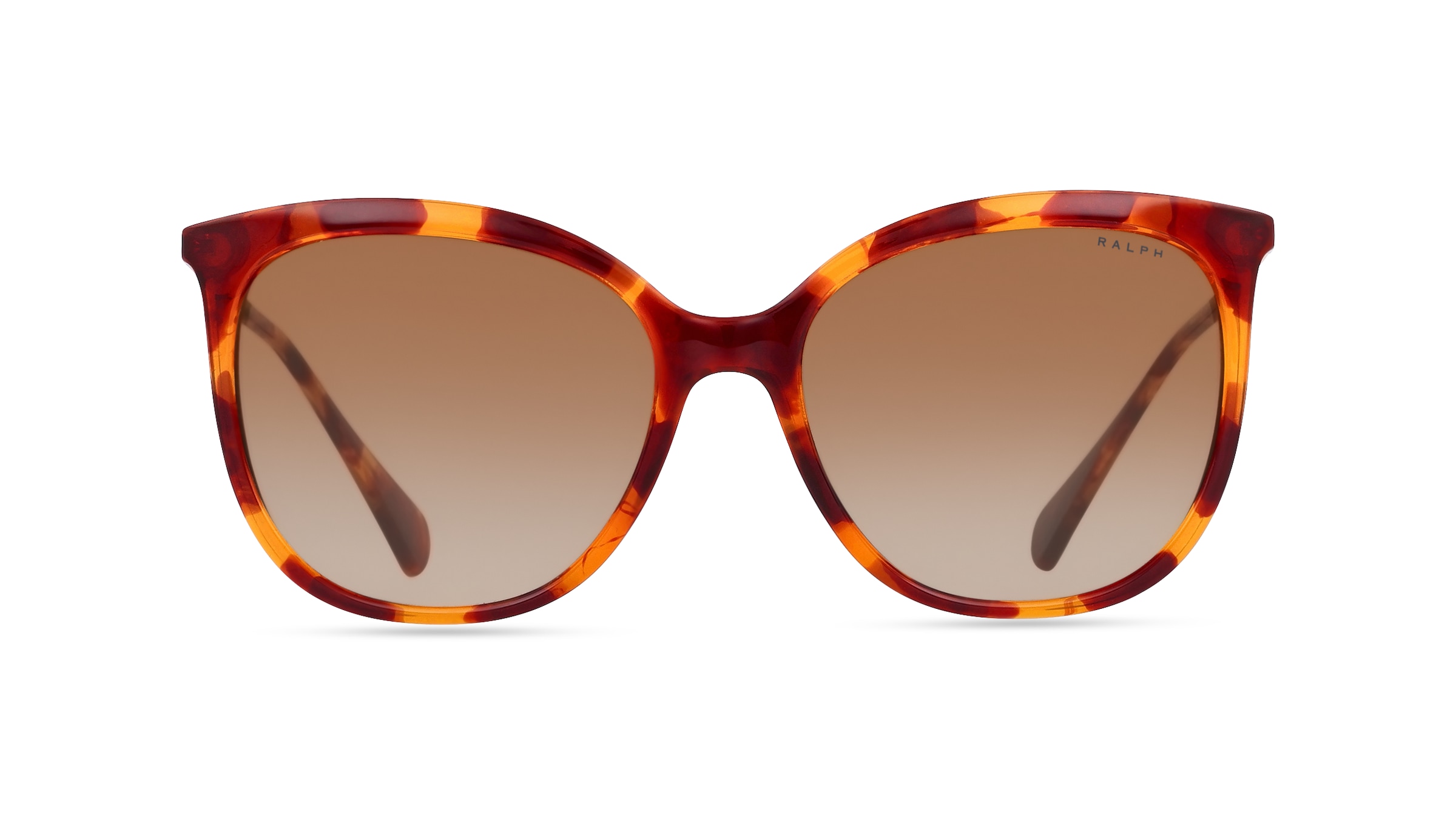 Ralph RA5248 Damen-Sonnenbrille Vollrand Butterfly Kunststoff-Gestell, braun