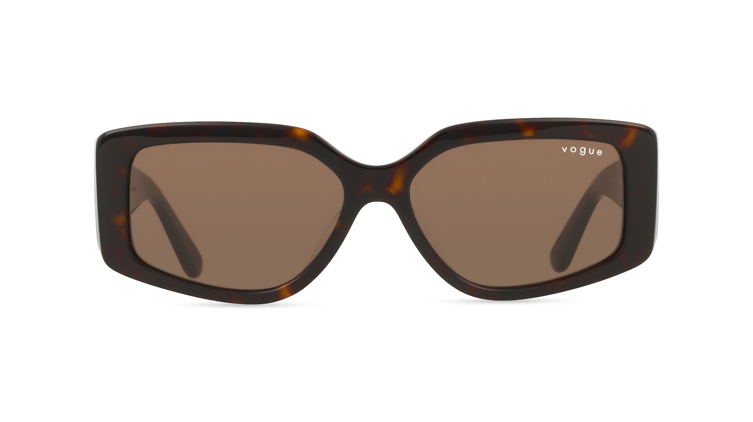 Vogue VO5642SU Damen-Sonnenbrille Vollrand Rechteckig Acetat-Gestell, braun