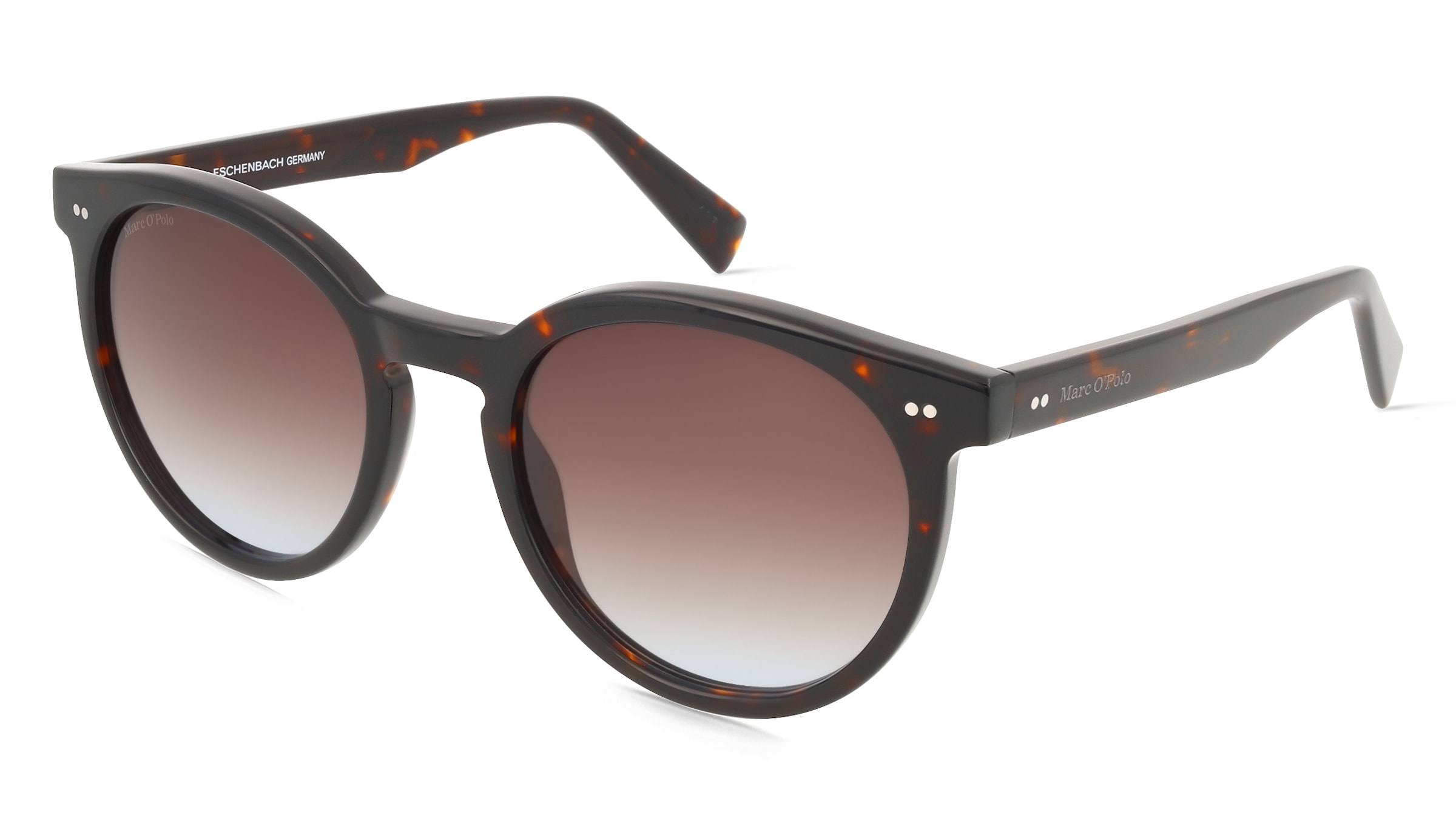Marc O'Polo Eyewear 506220 Unisex-Sonnenbrille Vollrand Panto Kunststoff-Gestell, Havanna