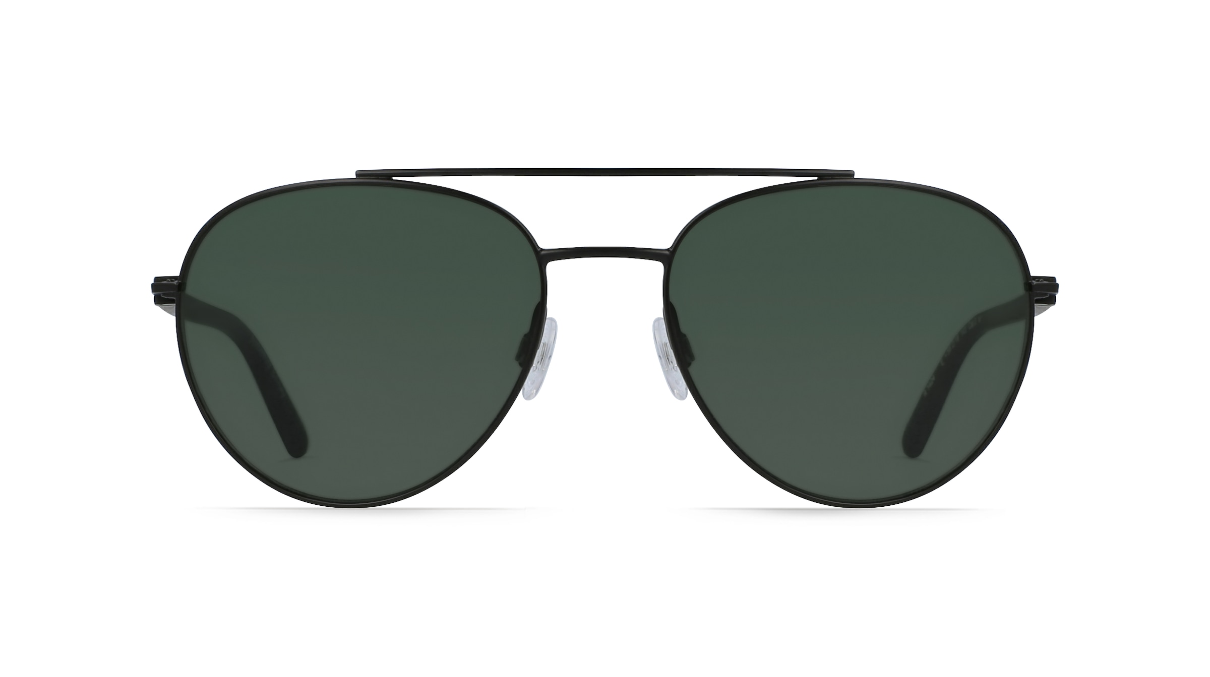 Rodenstock R 1424 Unisex-Sonnenbrille Vollrand Pilot Edelstahl-Gestell, schwarz