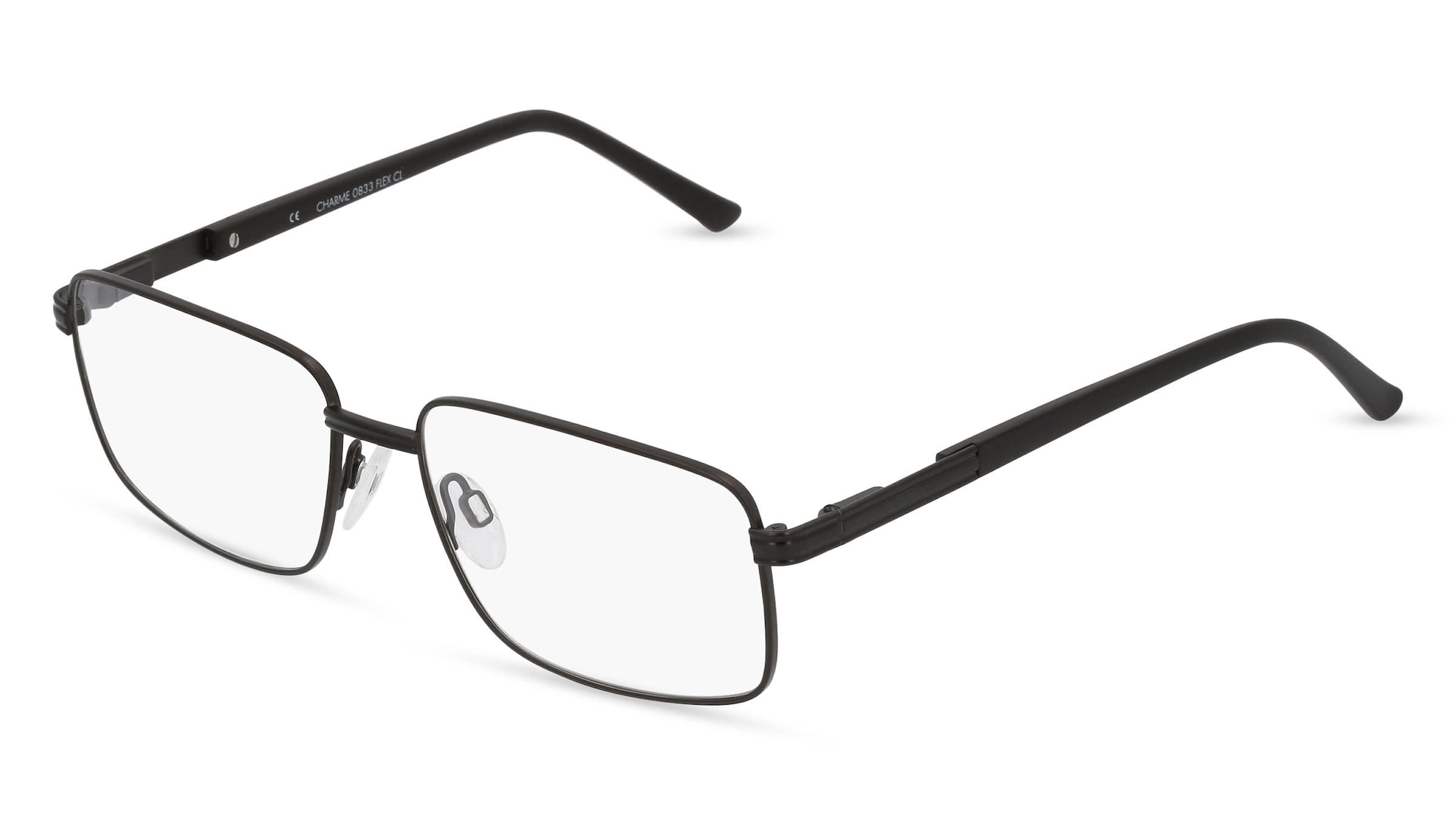 Fielmann CHARME 0833 FLEX CL Herren-Brille inkl. Gläser Vollrand Quadratisch Metall-Gestell 56/16/140, Grün