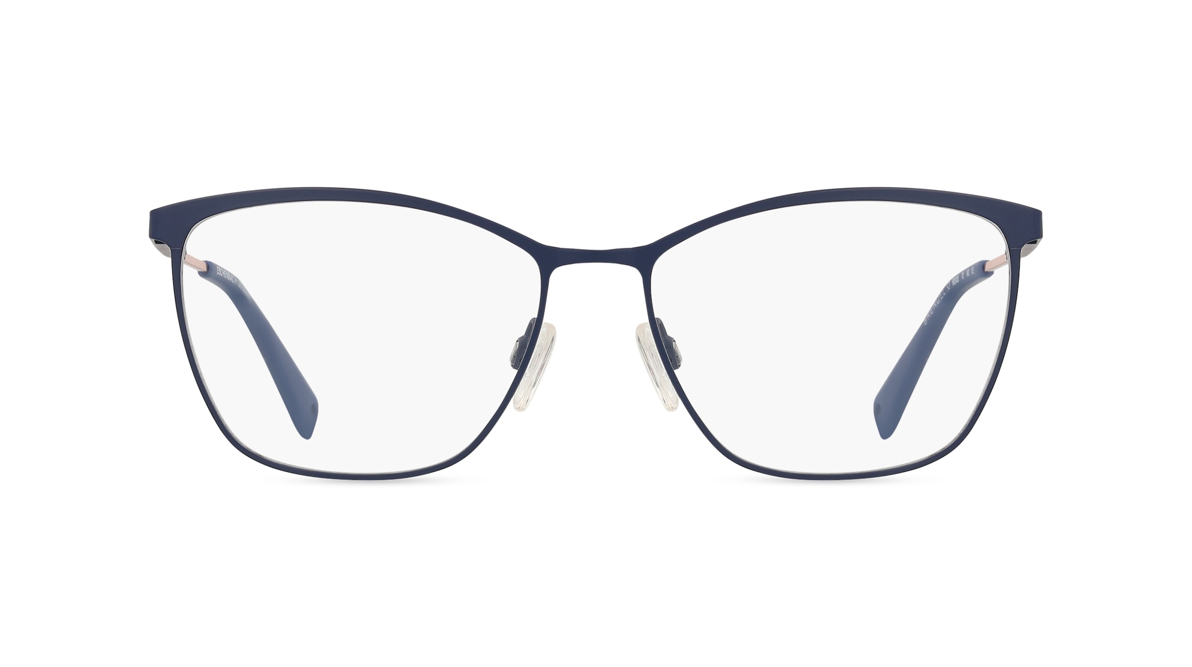 BRENDEL eyewear 902426 Damen-Brille inkl. Gläser Vollrand Rund Metall-Gestell 55mm/16mm/140mm, blau