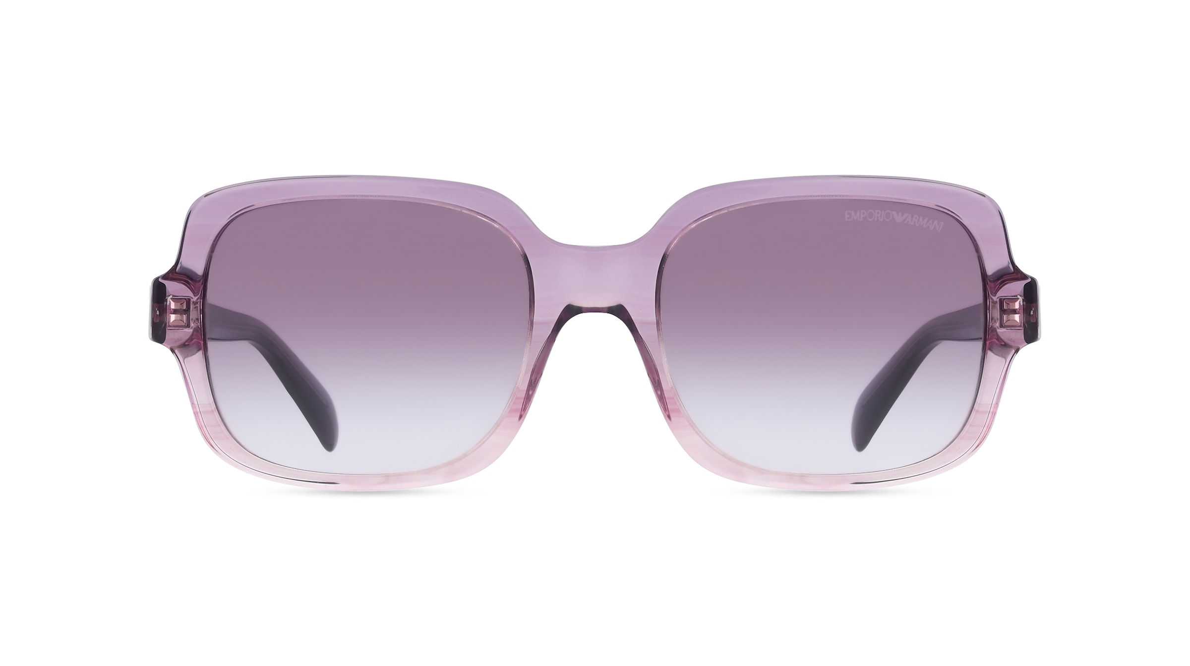 Emporio Armani EA 4195 Damen-Sonnenbrille Vollrand Eckig Acetat-Gestell, Lila