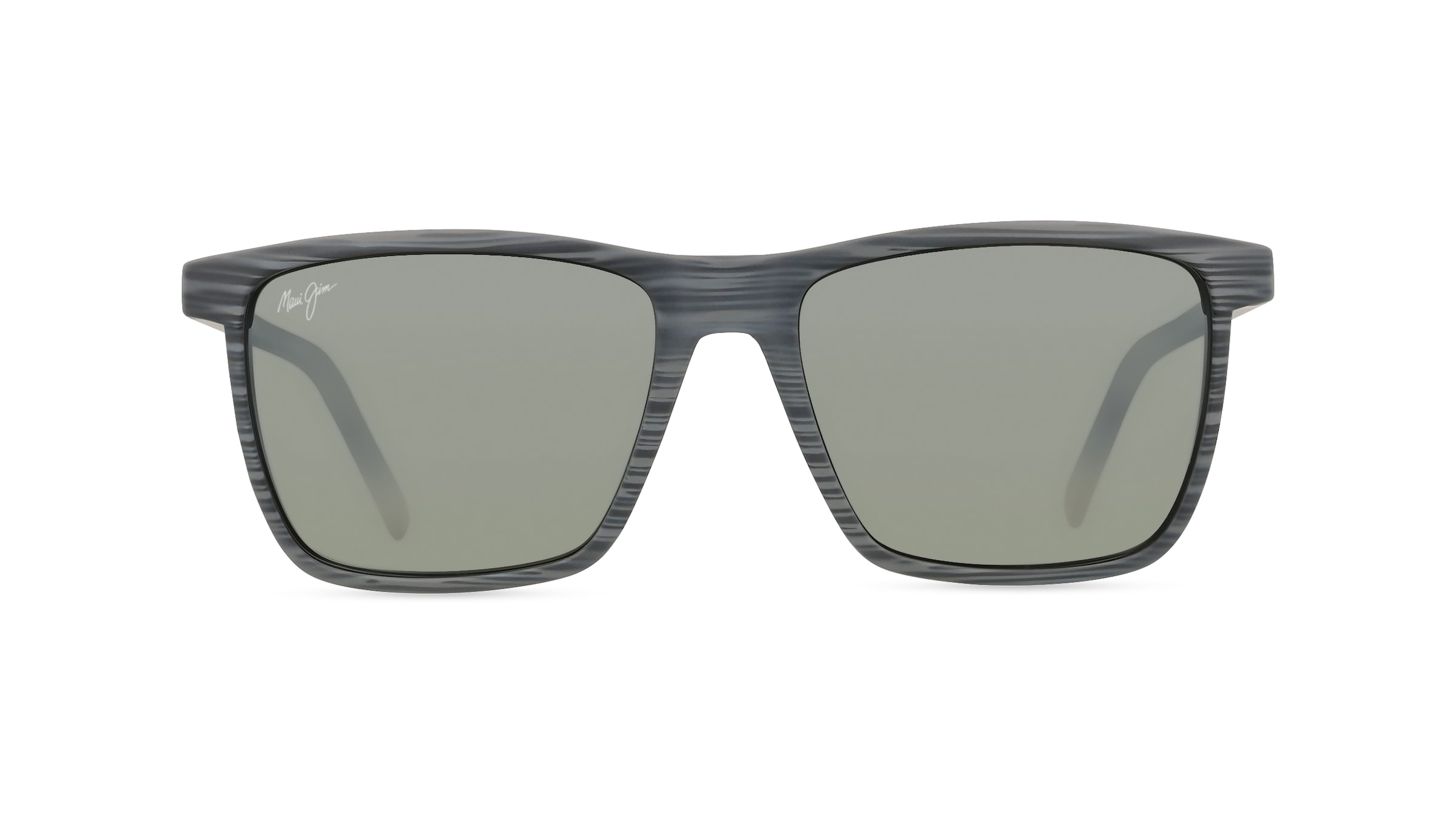 Maui Jim MJ0875S One Way Unisex-Sonnenbrille Vollrand Rechteckig Kunststoff-Gestell, grau