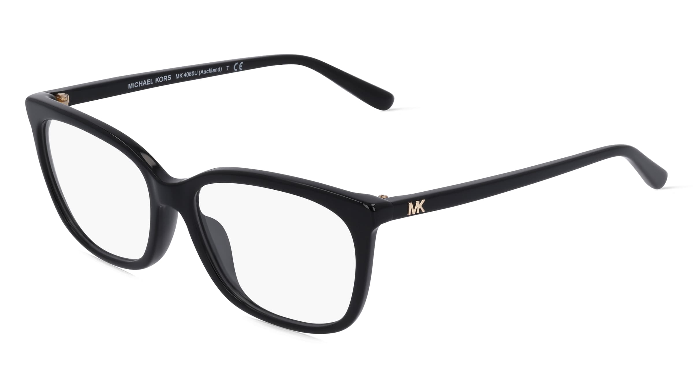 Michael Kors MK4080U Damen-Brille inkl. Gläser Vollrand Quadratisch Acetat-Gestell 54/16/140, Schwarz