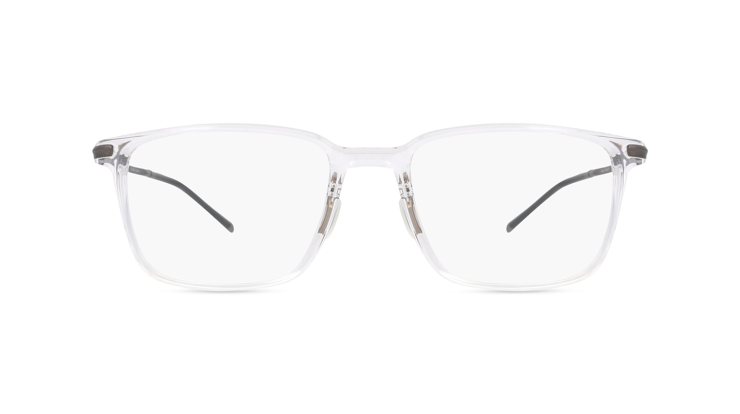 Porsche Design 8735 Unisex-Brille inkl. Gläser Vollrand Rechteckig Kunststoff-Gestell 54mm/19mm/145mm, transparent