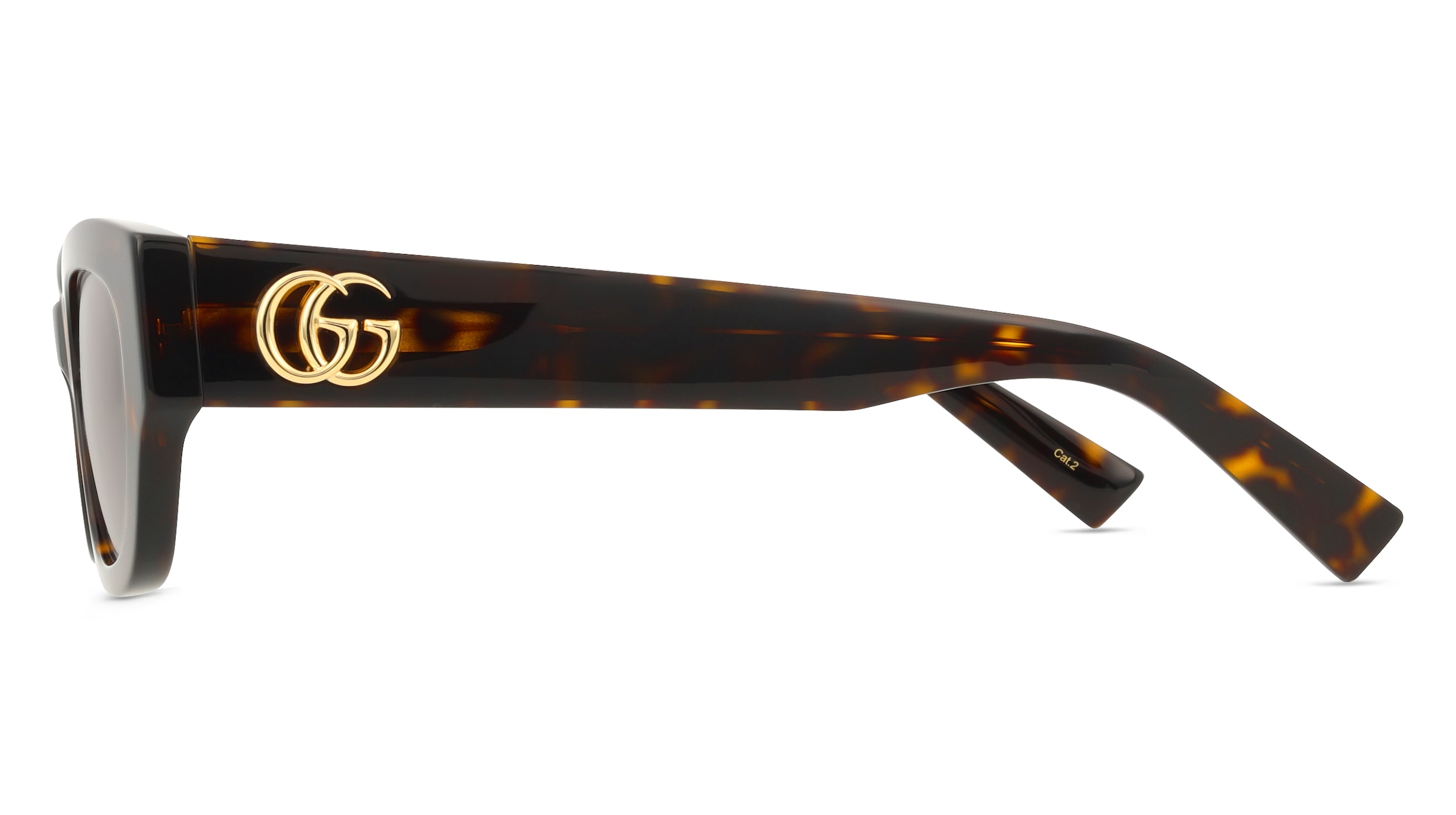 Thumbnail - Gucci GG1954SA Damen-Sonnenbrille Vollrand Cat Eye Acetat-Gestell, braun