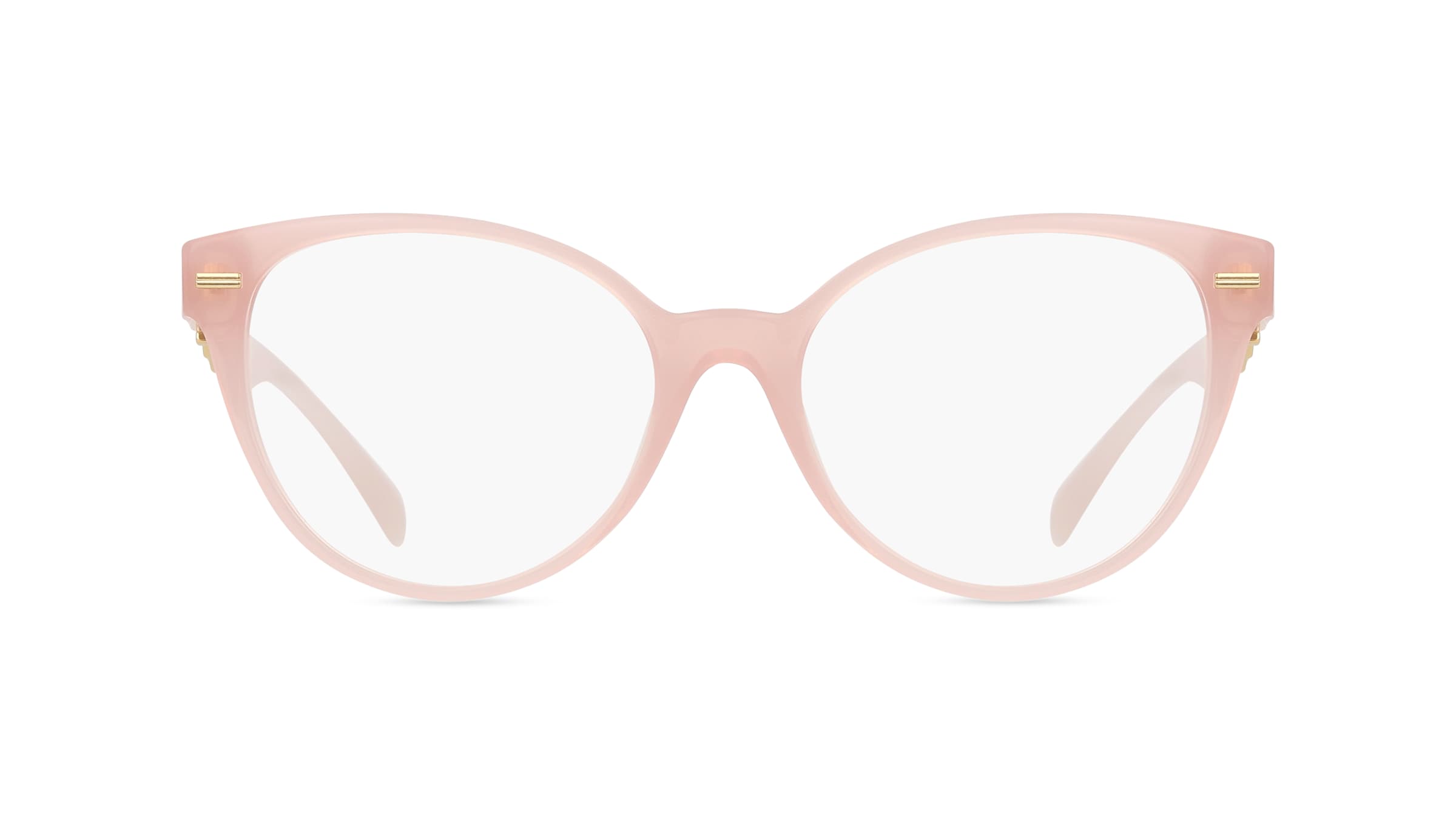 Versace 0VE3334 Damen-Brille inkl. Gläser Vollrand Cateye Acetat-Gestell 53mm/17mm/140mm, pink