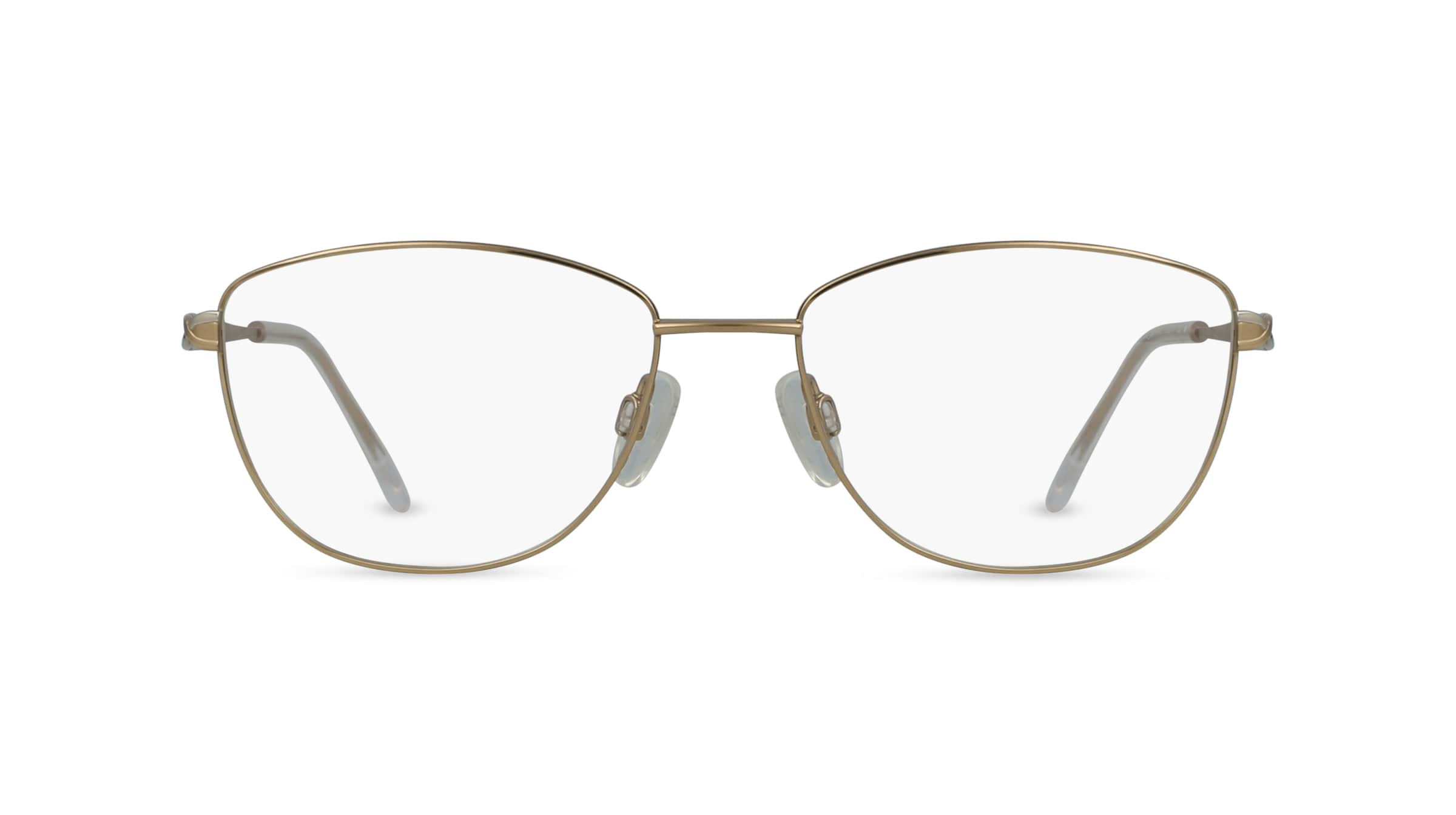 Fielmann CHARME 0838 TR Damen-Brille inkl. Gläser Vollrand Eckig Titan-Gestell 51mm/17mm/135mm, gold