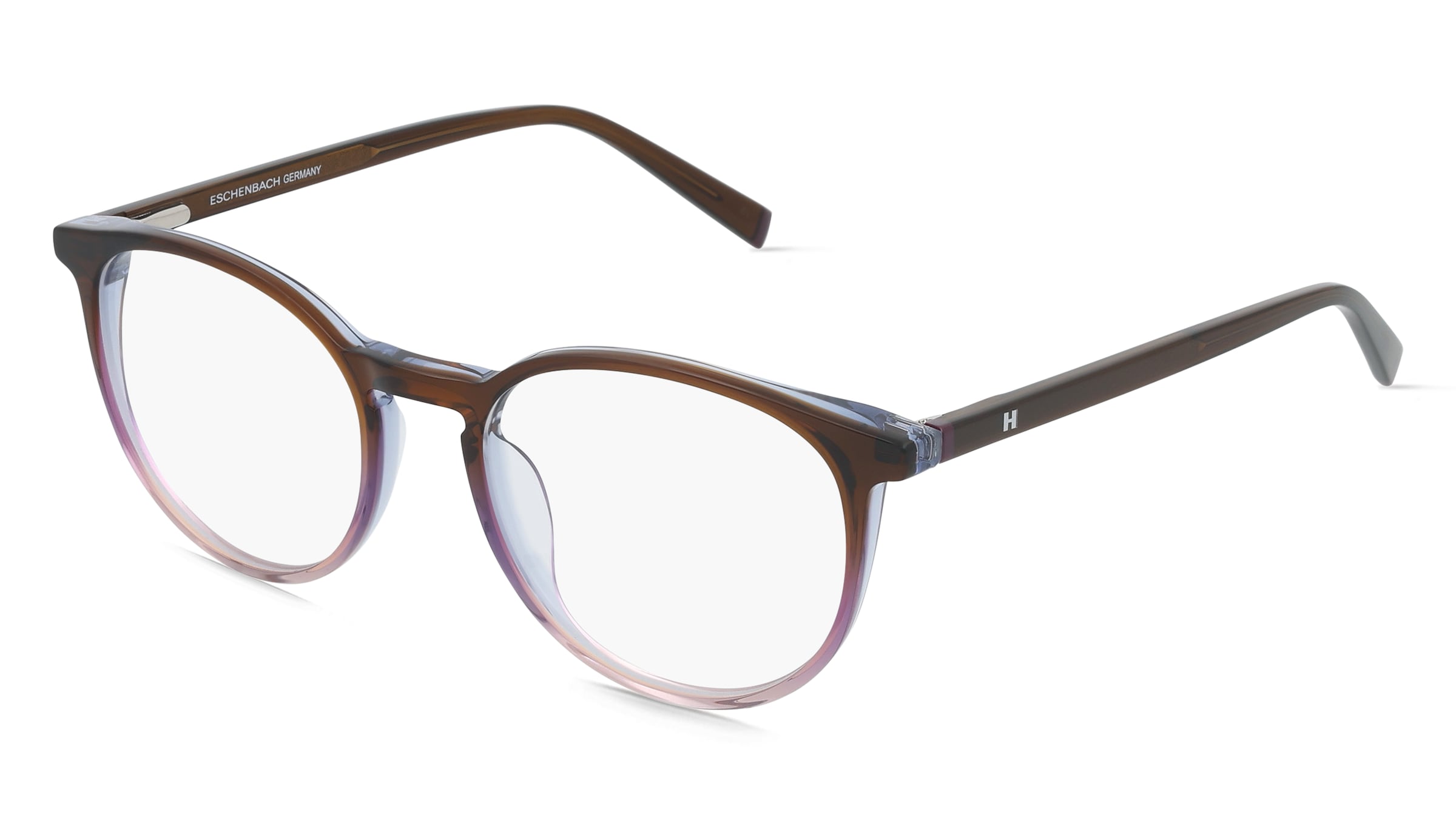 HUMPHREY´S eyewear 583185 Unisex-Brille inkl. Gläser Vollrand Quadratisch Kunststoff-Gestell 48/17/135, Braun
