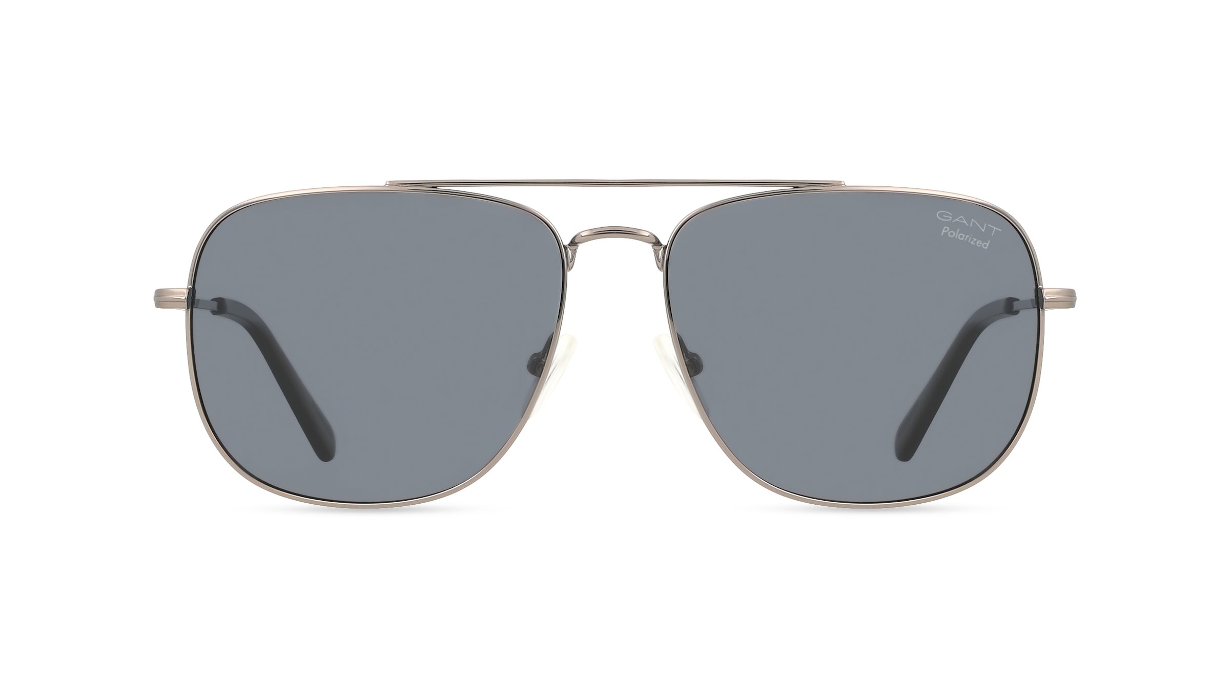 Gant GA00035 Herren-Sonnenbrille Vollrand Pilot Metall-Gestell, grau