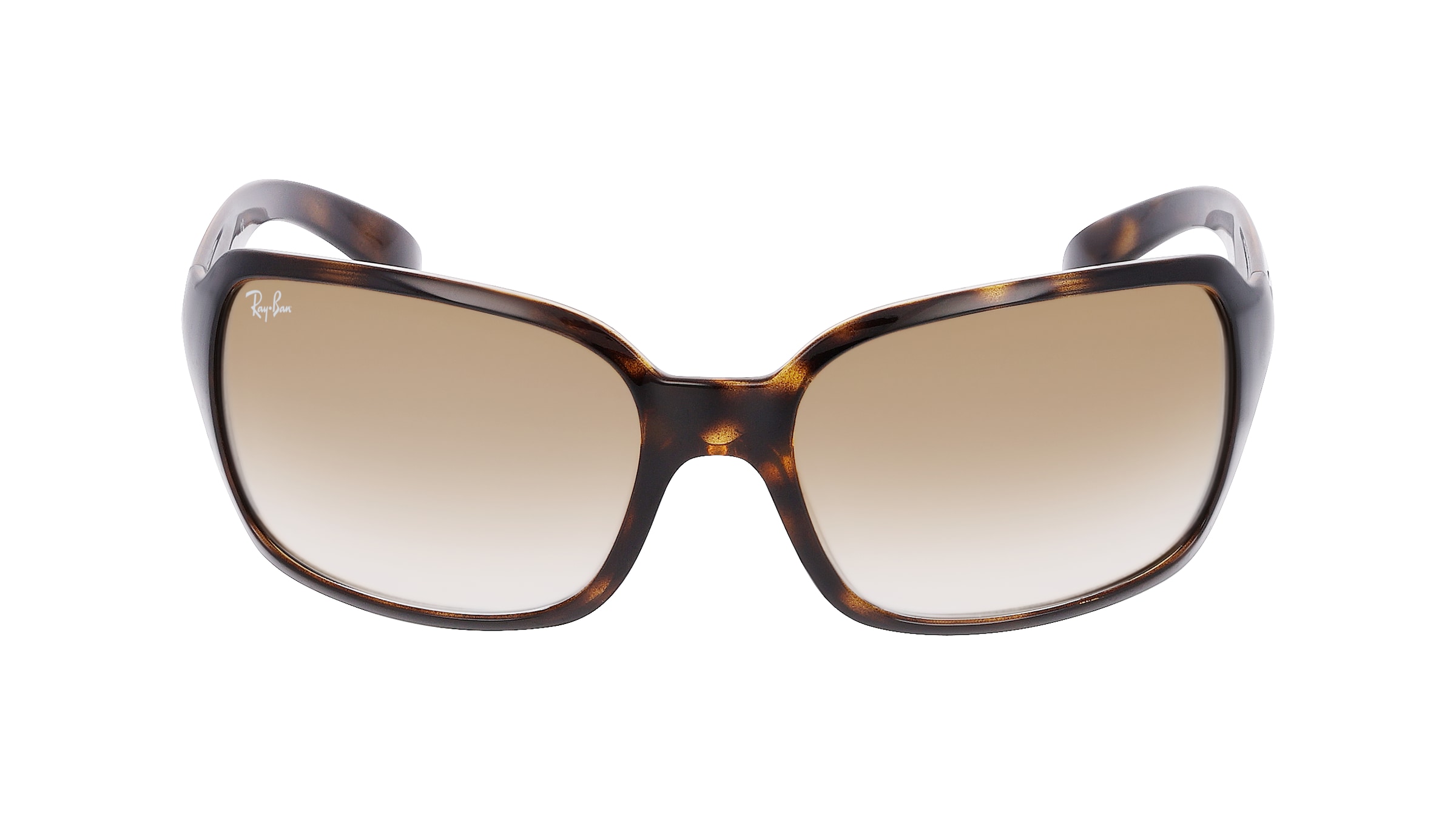 Ray-Ban RB4068 Damen-Sonnenbrille Vollrand Eckig Kunststoff-Gestell, braun