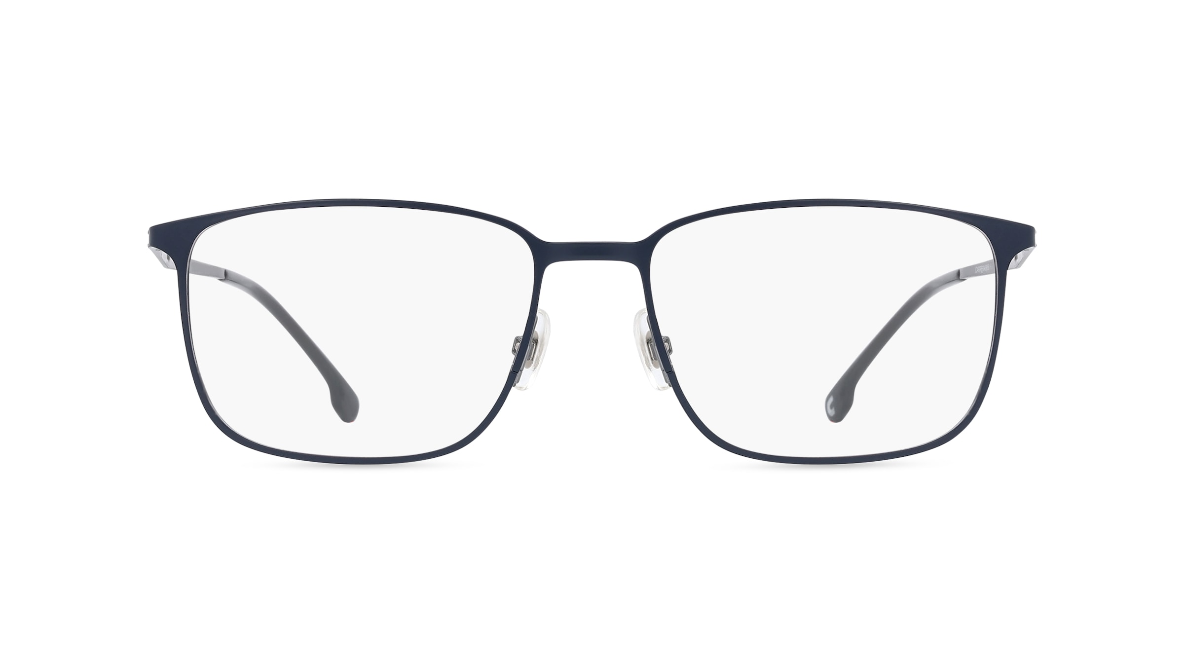 Carrera 8858 Herren-Brille inkl. Gläser Vollrand Eckig Titan-Gestell 56mm/17mm/145mm, blau