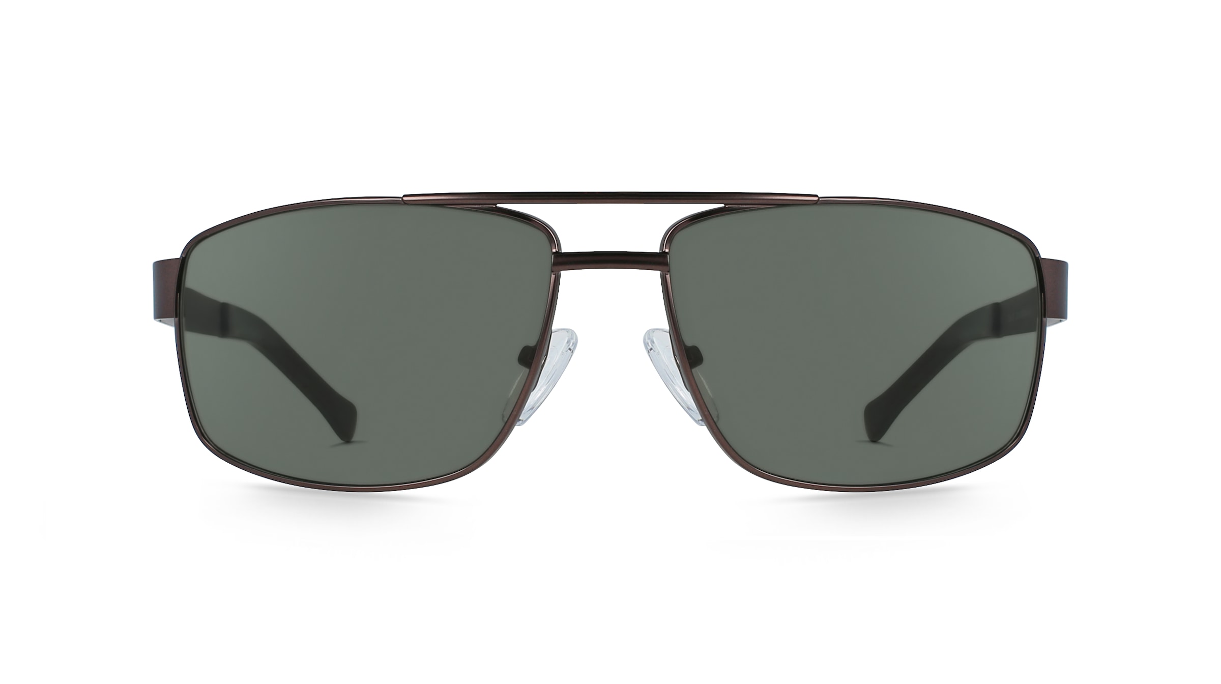Fielmann BD 322 SUN CL Herren-Sonnenbrille Vollrand Eckig Metall-Gestell, grau