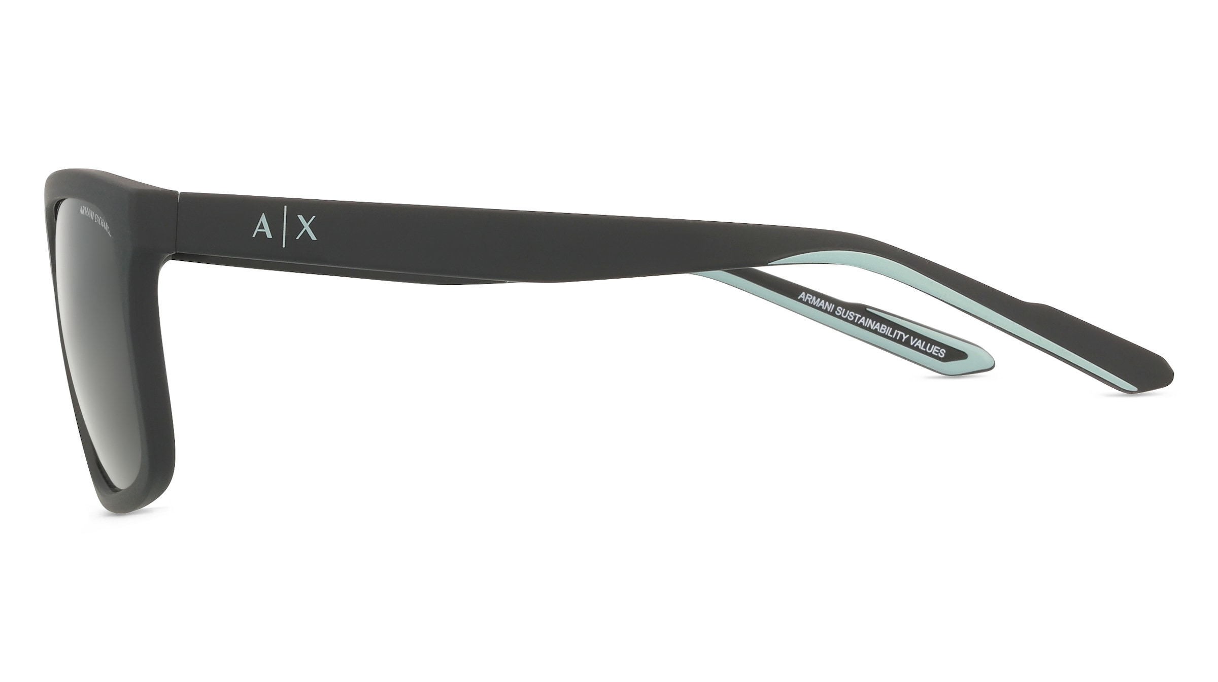 Thumbnail - Armani Exchange AX4149SU Herren-Sonnenbrille Vollrand Quadratisch Kunststoff-Gestell, schwarz