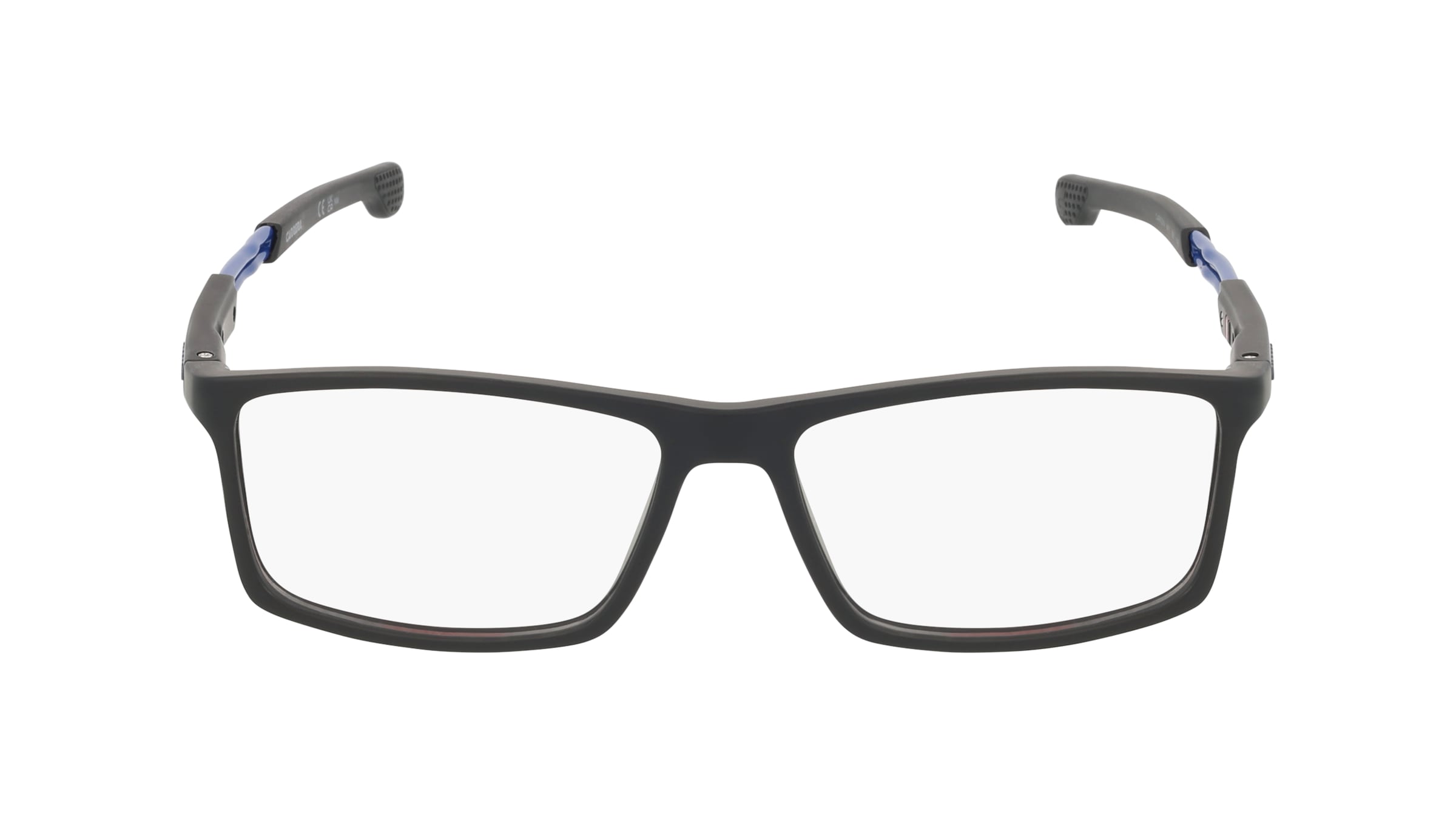 Carrera 4410 Herren-Brille inkl. Gläser Vollrand Eckig Kunststoff-Gestell 55mm/16mm/140mm, schwarz