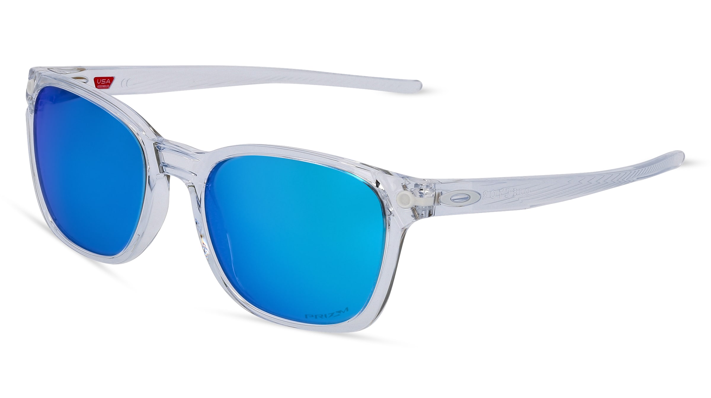 Oakley OO9018 OJECTOR Herren-Sonnenbrille Vollrand Quadratisch Kunststoff-Gestell, Transparent